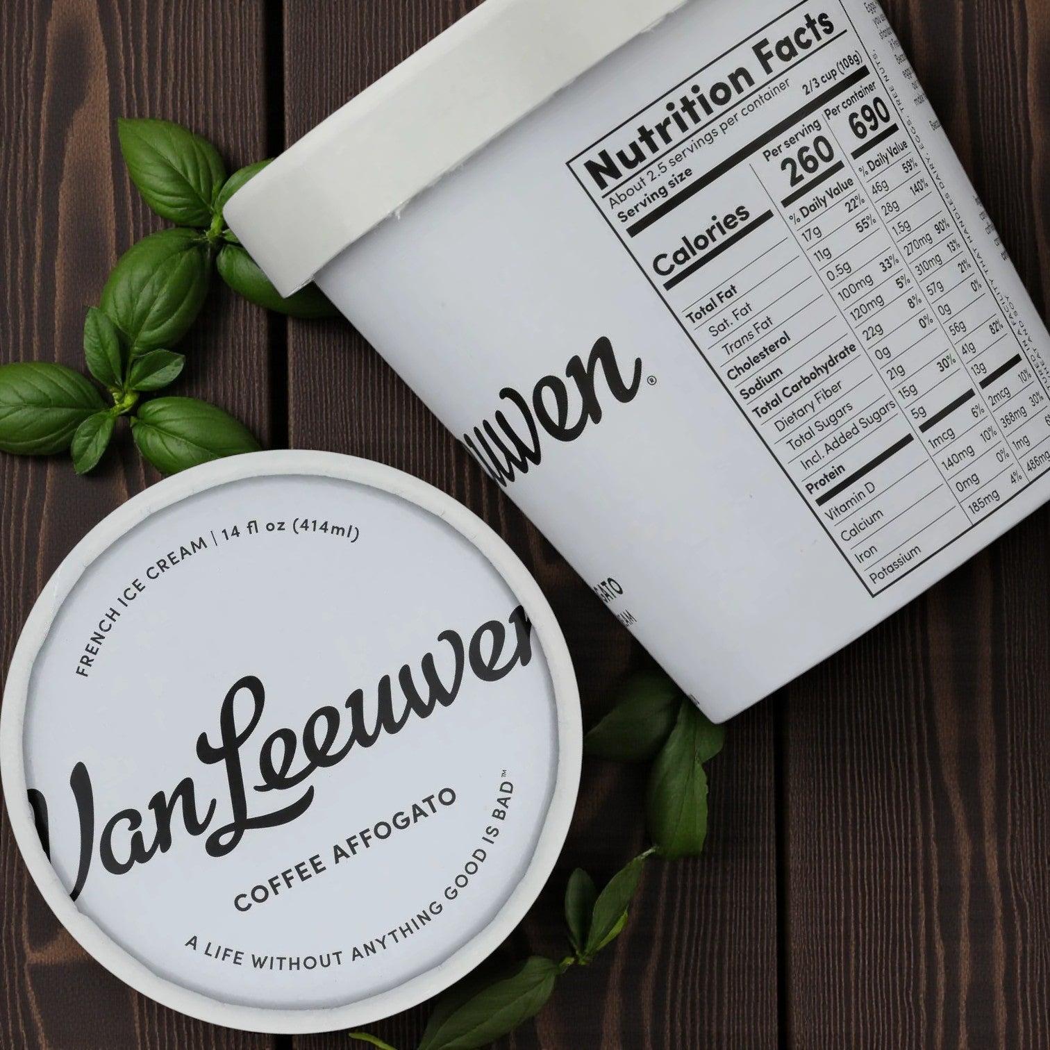 Van Leeuwen French Ice Cream Combo Pack β 6 Flavors, 14 fl oz Each