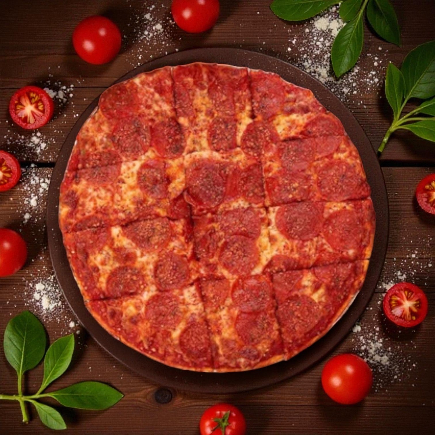 Labriola Chicago Pepperoni Thin Crust Pizza-1 Count