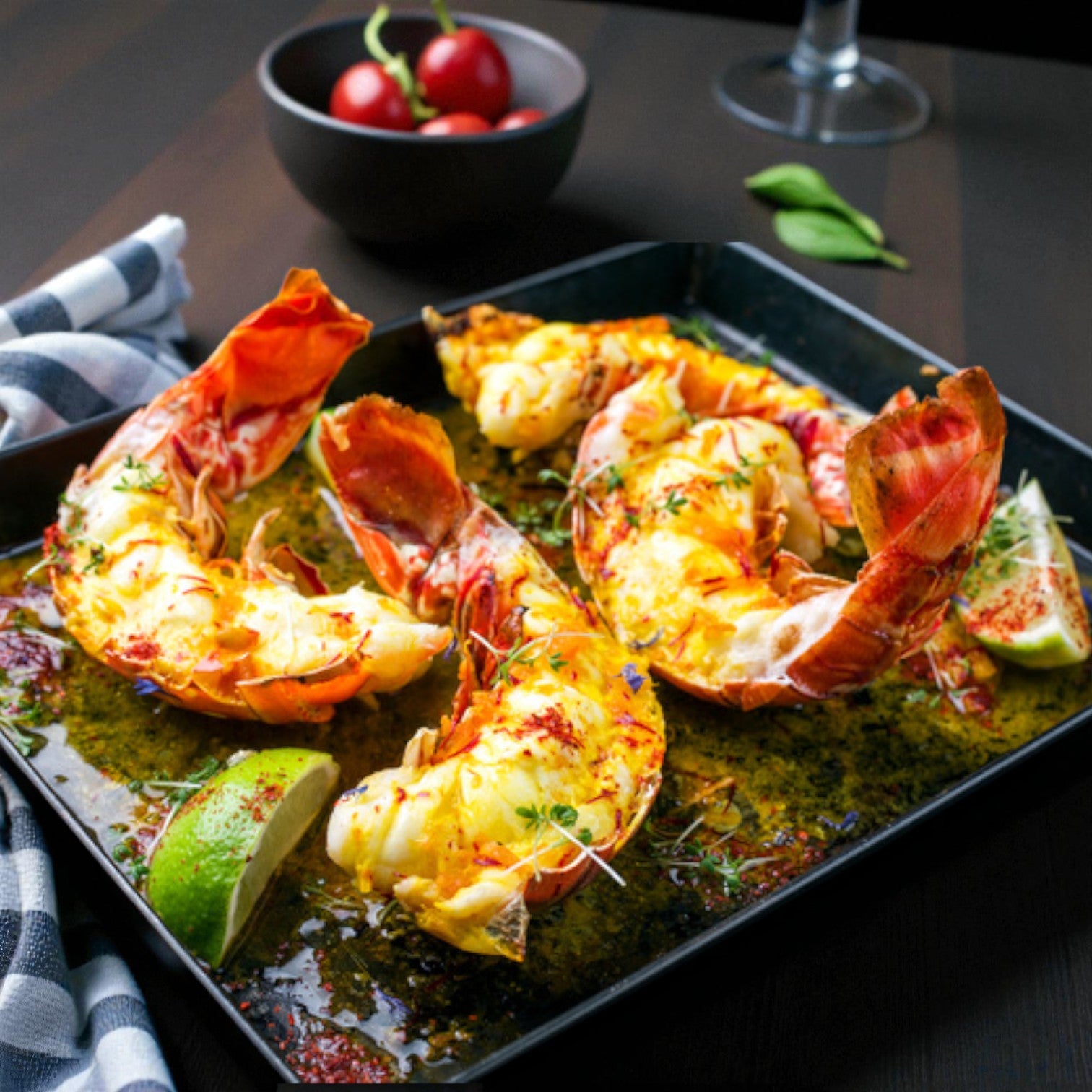 Shediac Lobster – Raw Lobster Tails, 6–7 oz (1/10 lb Case)