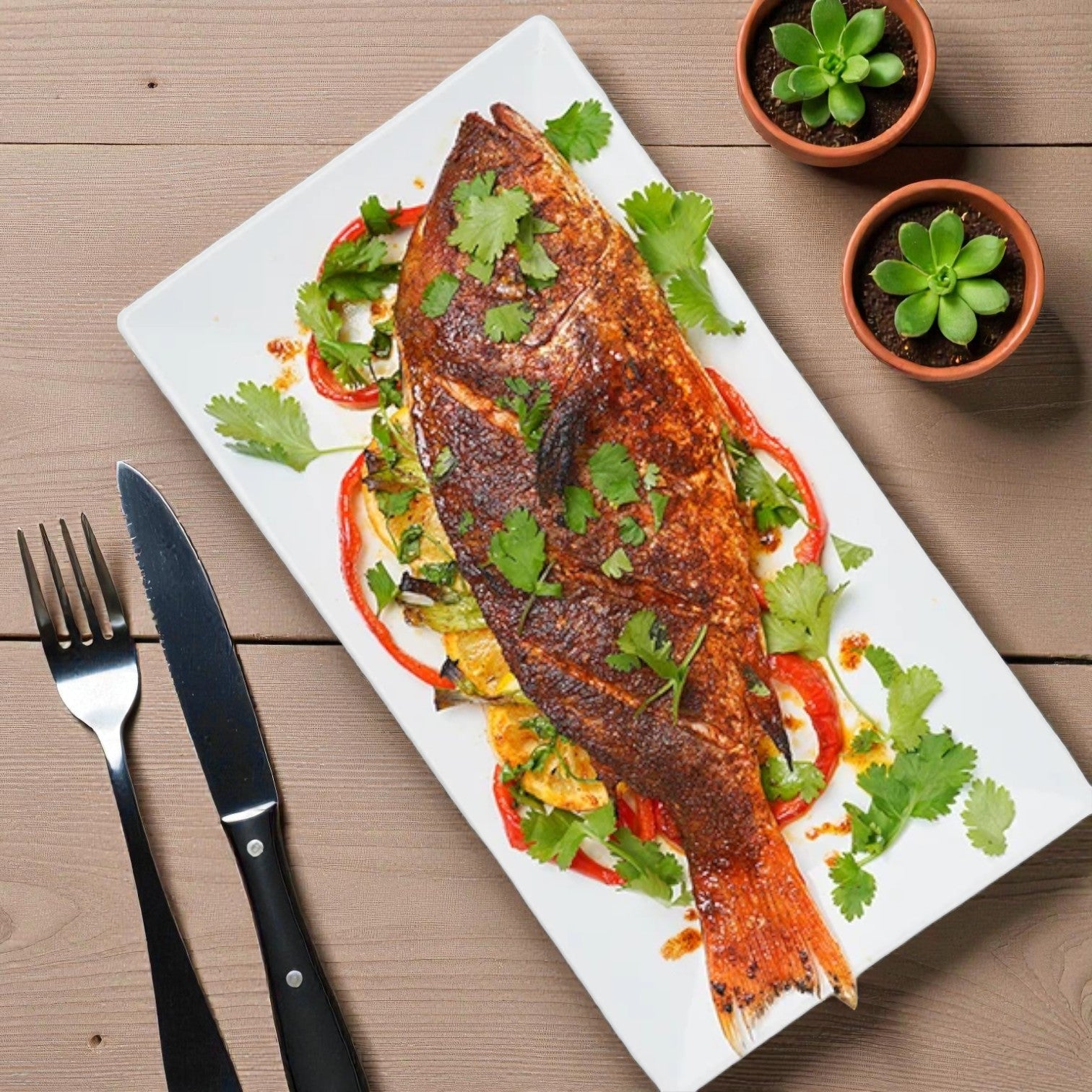 Frozen Whole Caribbean Red Snapper – 1–2 lb Average, 10 lb Box