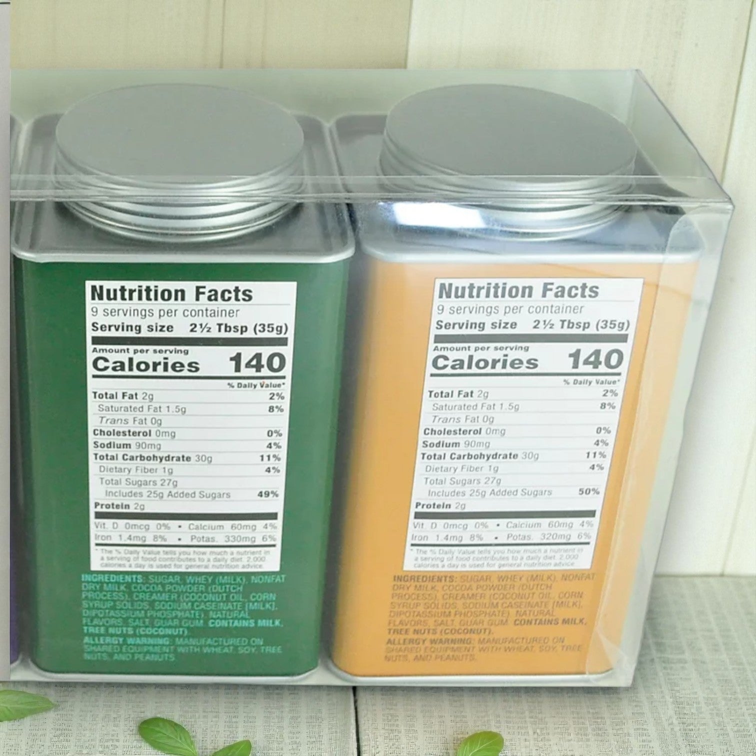 (2-Pack) Frango Hot Chocolate Cocoa Mint (12 oz) & Frango Double Chocolate Cocoa (12 oz)