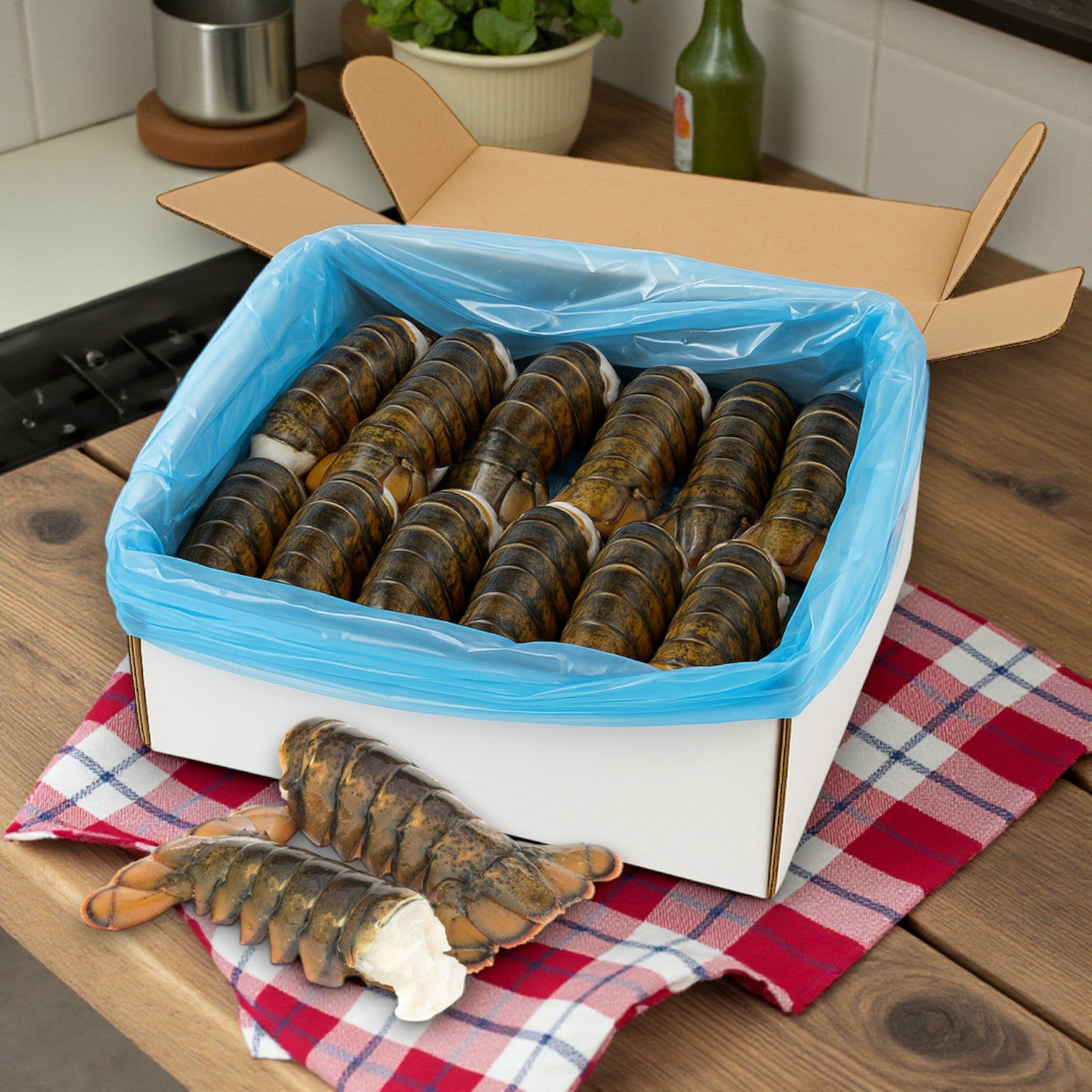 Lobster Tail North Atlantic Premium 5-6 Ounce-10 Pound Box