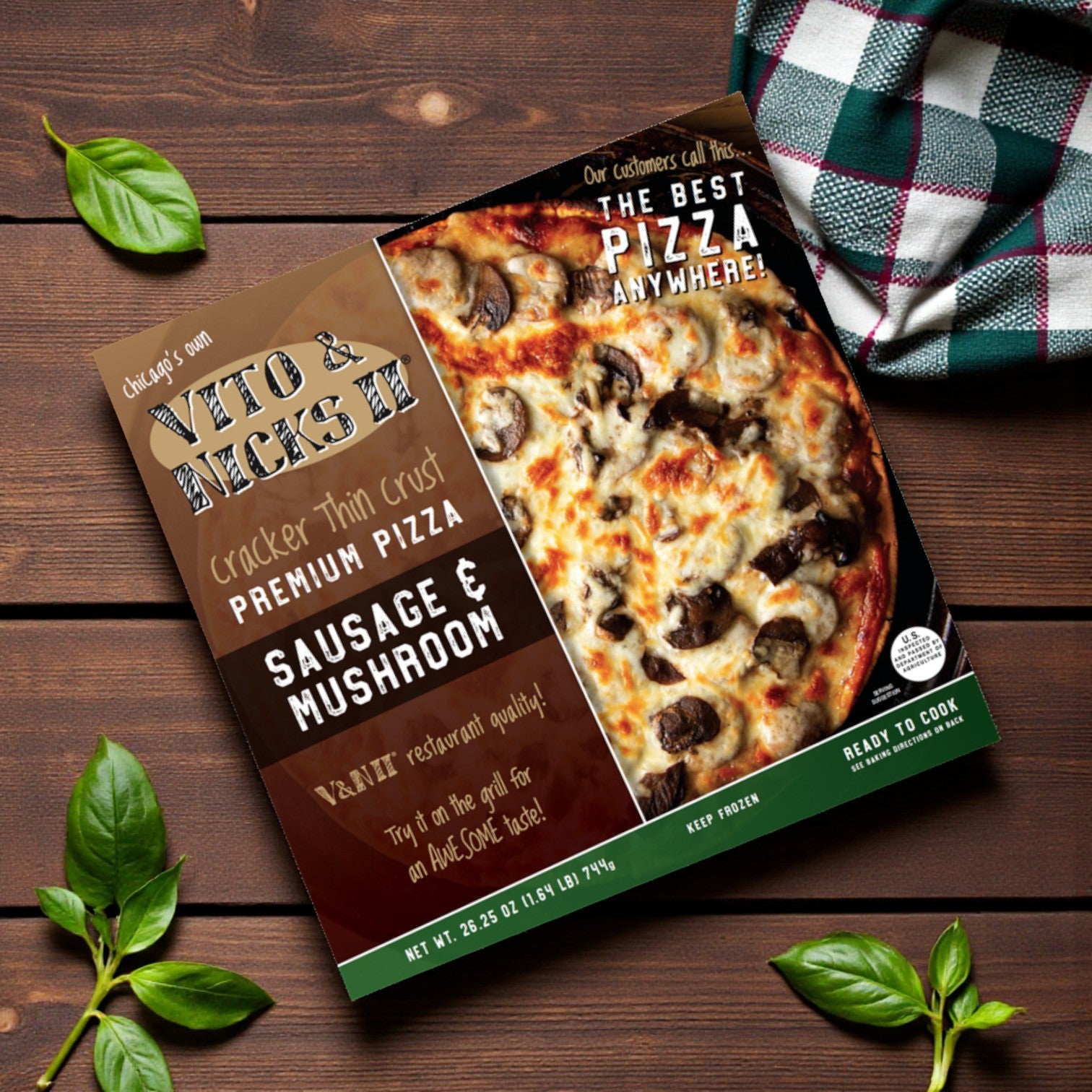 Vito & Nick’s II Cracker Thin Crust Pizza Variety Combo