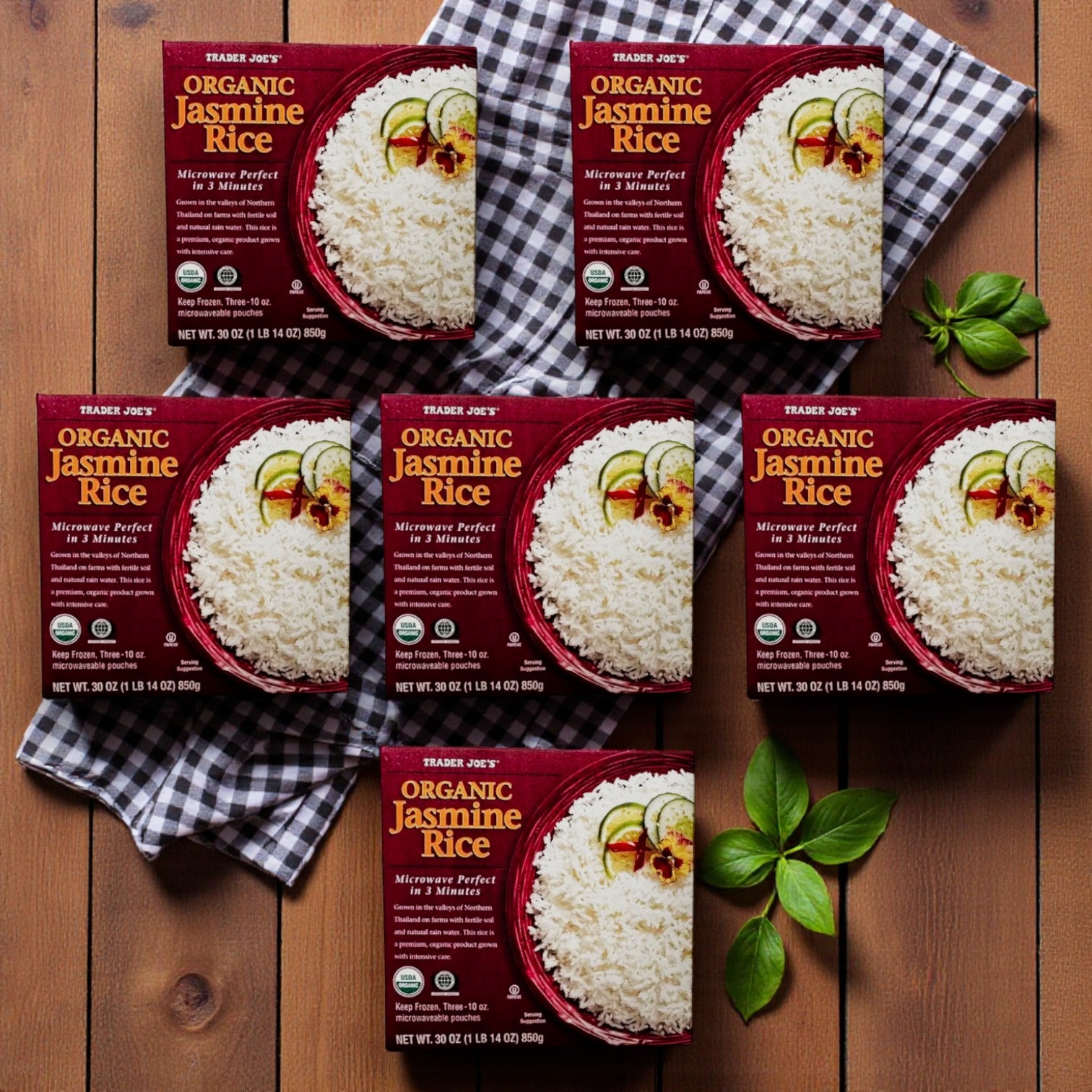 Trader Joe’s Organic Jasmine Rice, 30 oz. – 6 Pack
