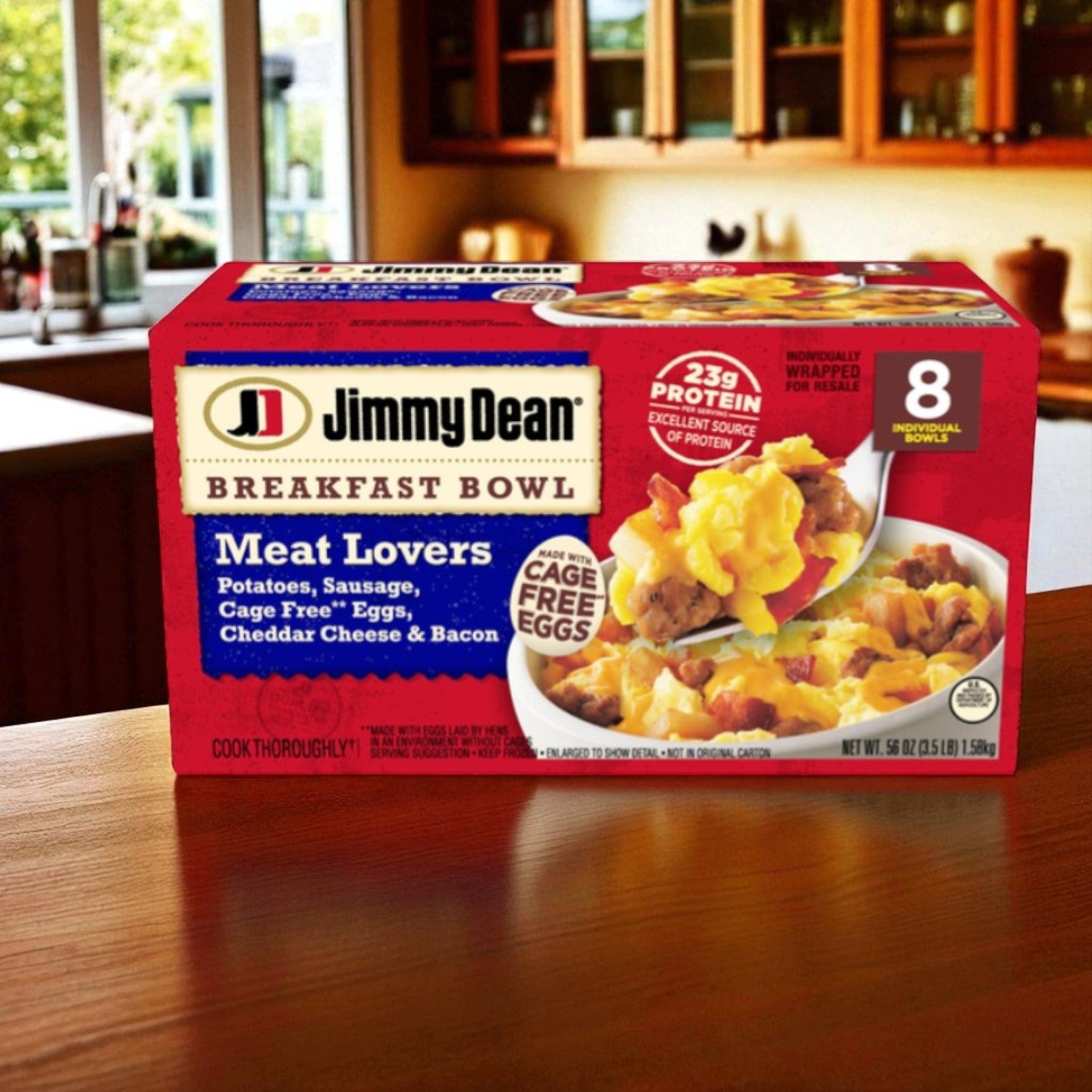 Jimmy Dean Breakfast Bowl, Meat Lovers, 8 Count - 1 Pack