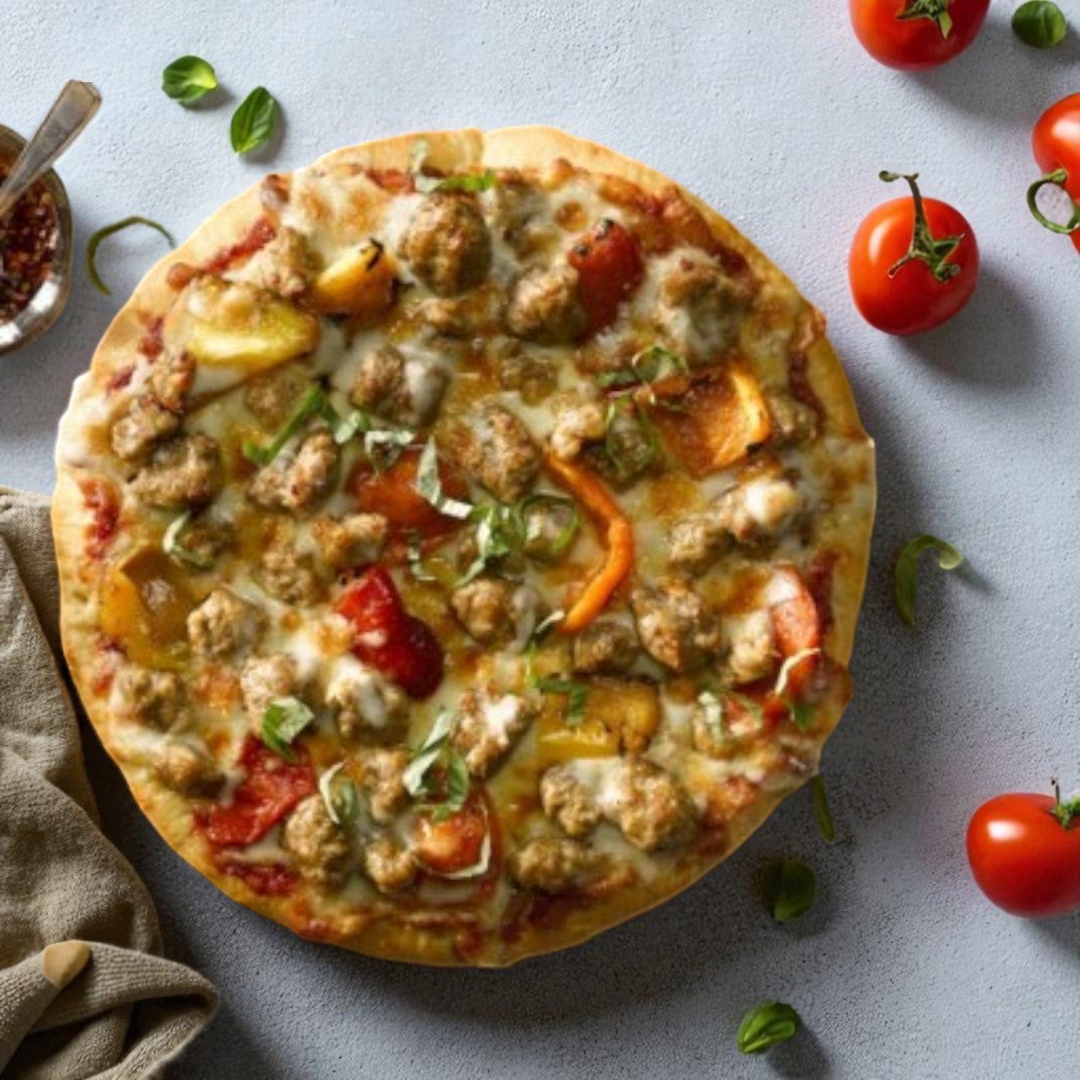 Sausage Italian Chunk Garlic 3-5 Ounce- 3 Packs -15 Ibs total!