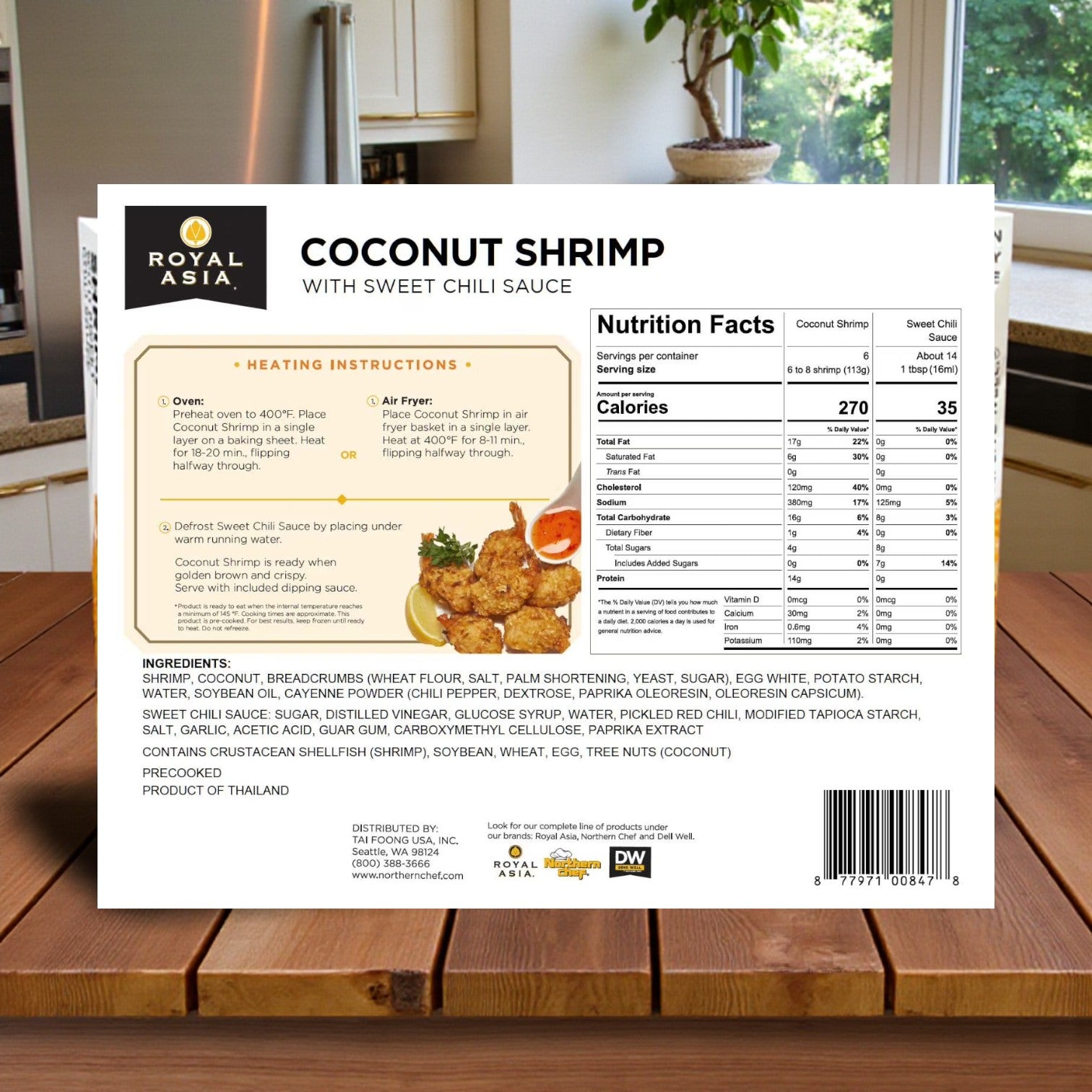 Royal Asia Shrimp Appetizer Combo — Coconut Shrimp & Shrimp Tempura