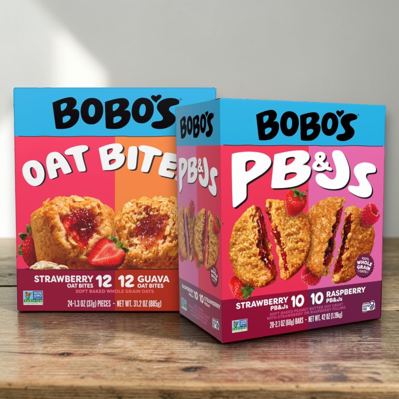 Bobo’s Ultimate Snack Combo – Oat Bites & PB&J Bars Variety Pack (44 Count Total)