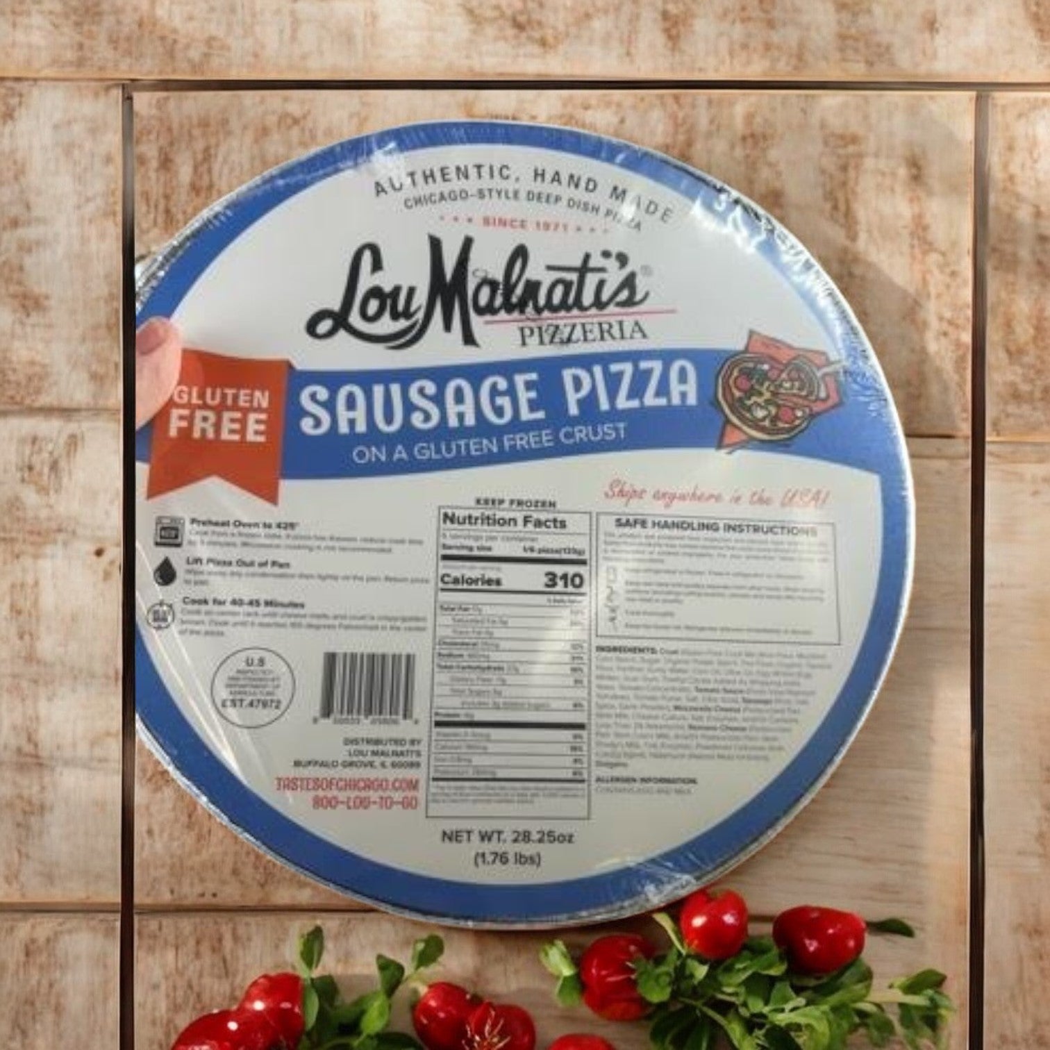 Lou Malnati's - Gluten Free Sausage Pizza Deep Dish,  28.25 oz. - 1  Count