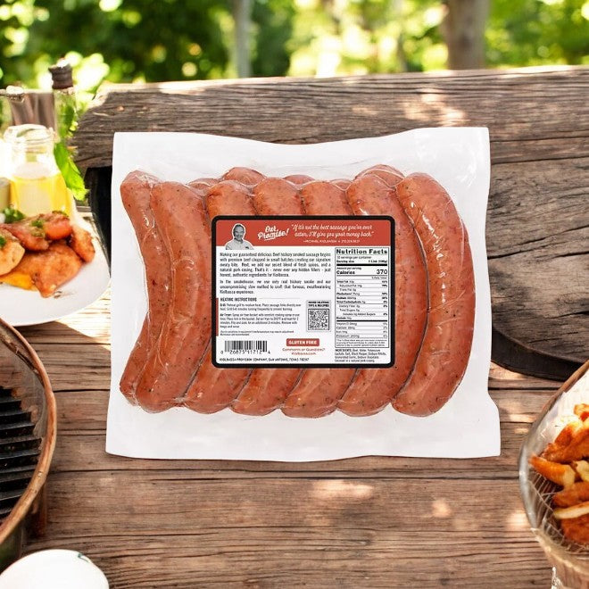 Kiolbassa Provision Co Beef Smoked Sausage- 1 Count