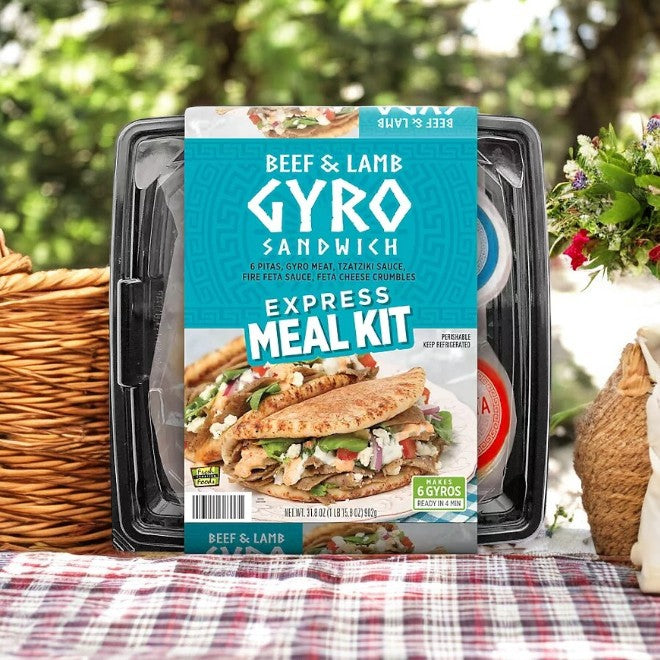 Fresh Creative Foods Gyro Express Meal Kit, 31.8 oz-1 Box