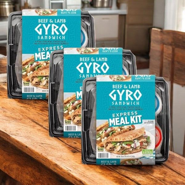 Fresh Creative Foods Gyro Express Meal Kit, 31.8 oz-3 Boxes