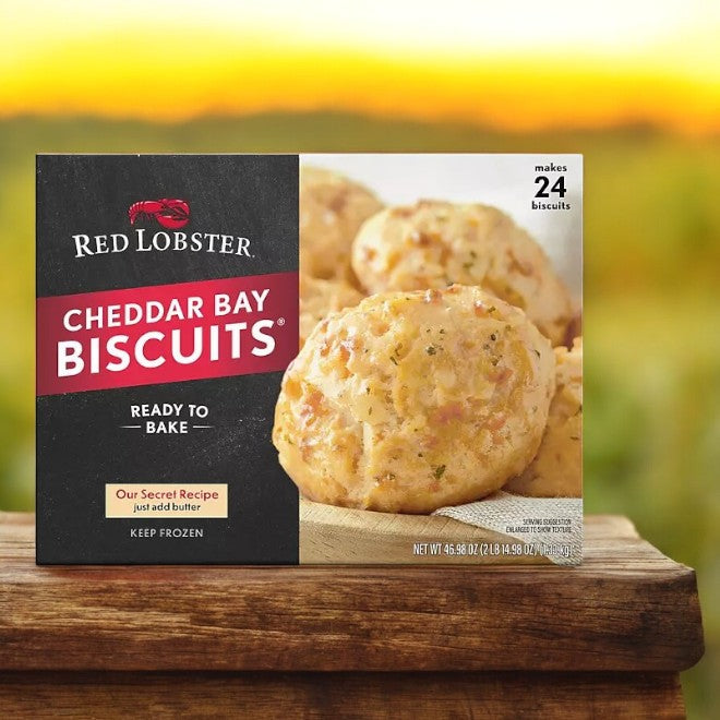 Red Lobster Cheddar Bay Biscuits, Frozen 24 ct - 1 Case