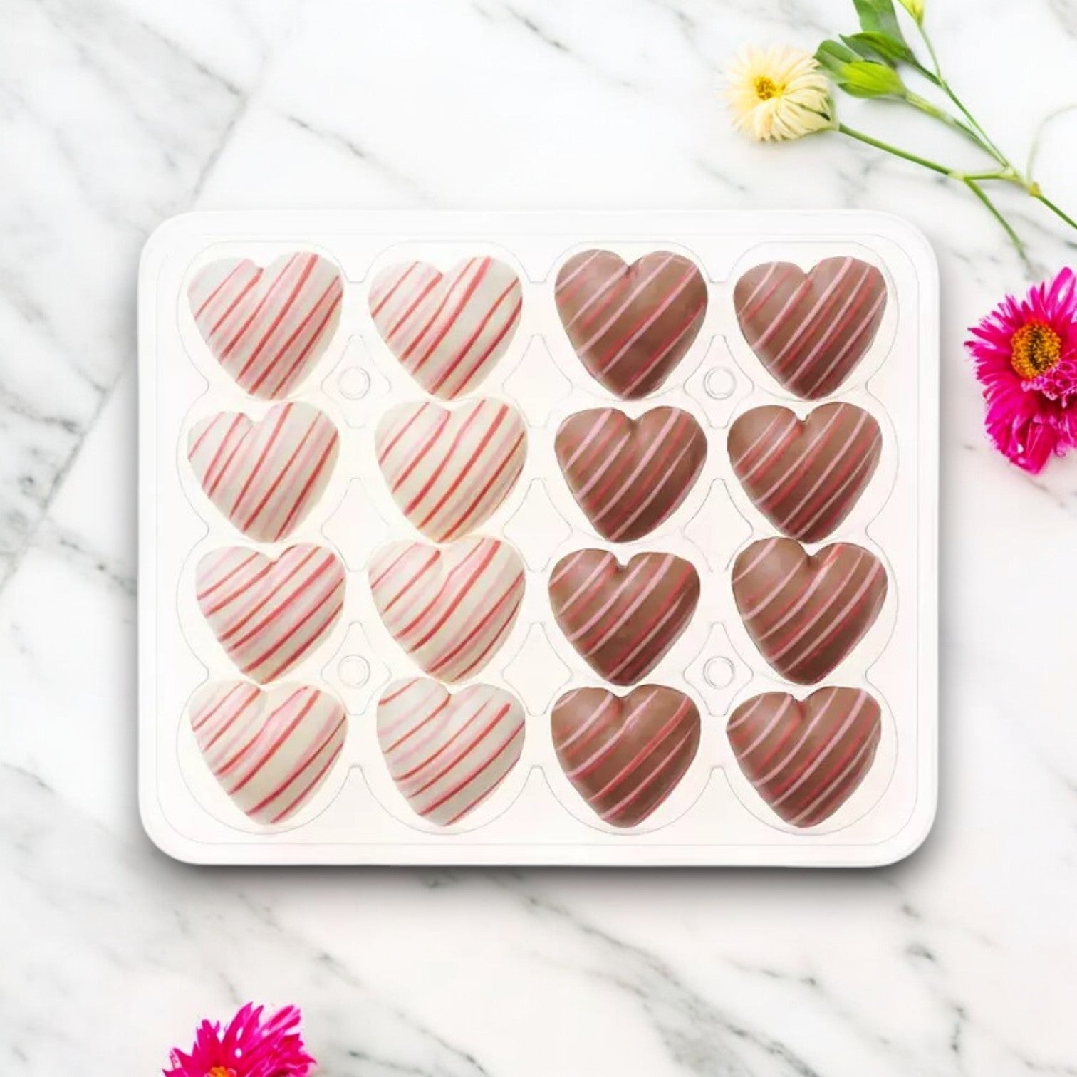 Member's Mark Heart Shaped Chocolate Cake Bites – 16 Count