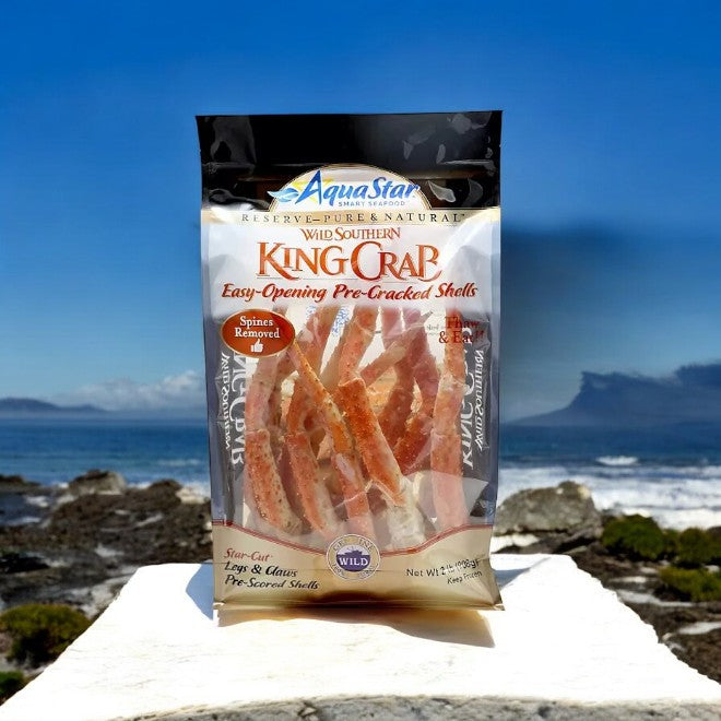 Aqua Star Wild Southern King Crab Legs and Claws, Frozen, 2 lbs- 1 Case