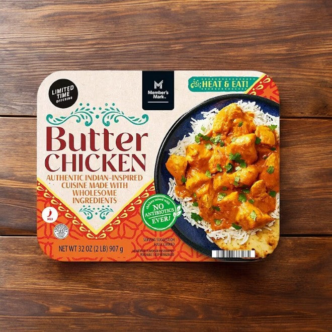 Member's Mark Indian Butter Chicken-32 Oz-1 Case