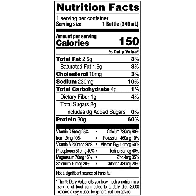 Fairlife Nutrition Plan Chocolate Bottles, 11.5 fl oz., 12 pk, 3 Cases