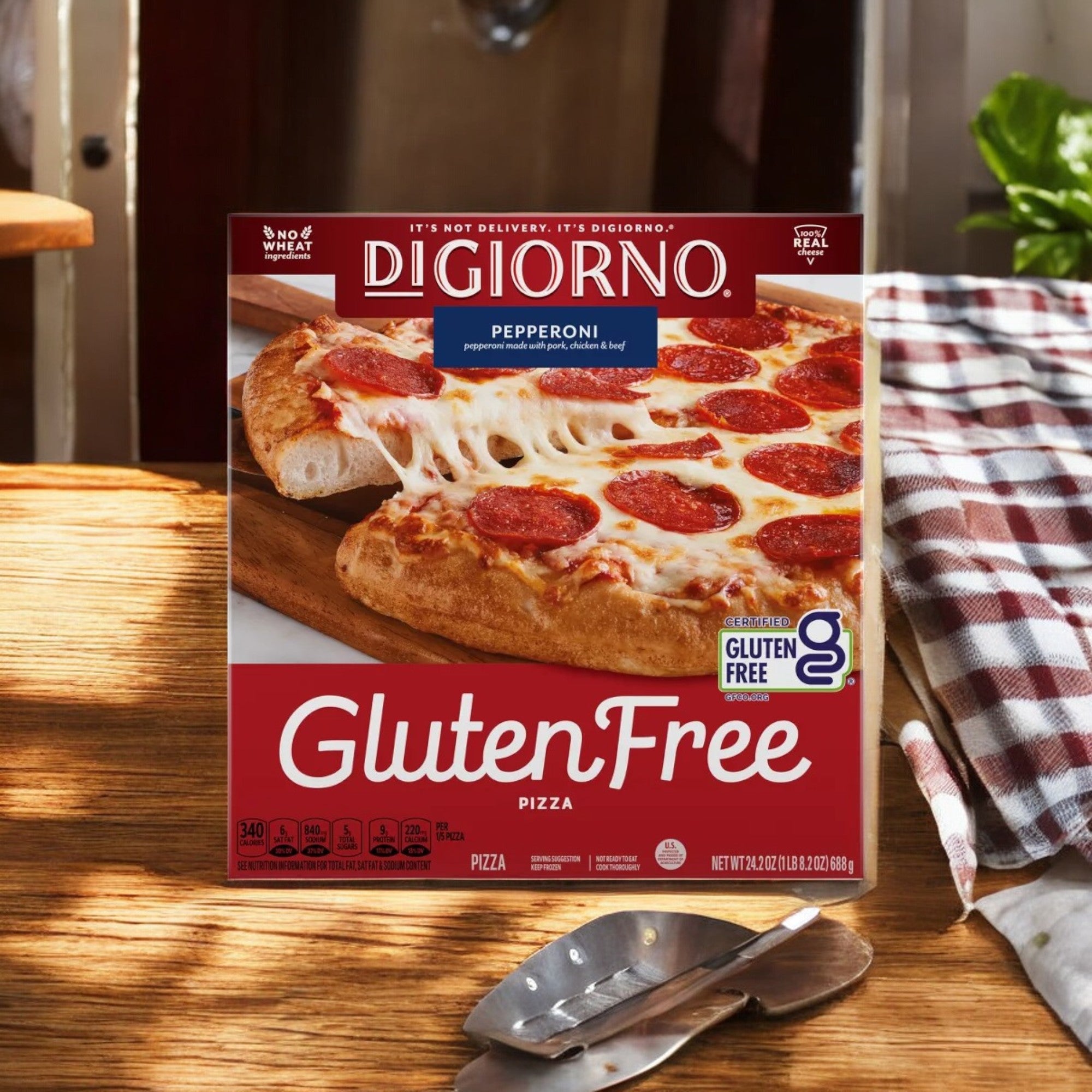 DiGiorno Gluten Free Frozen Pizza- 24.2 Oz-1 Count