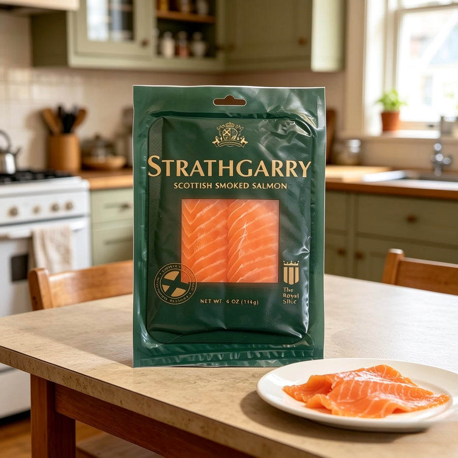 Strathgarry Scottish Smoked Salmon – The Royal Slice ( 1 count pack )