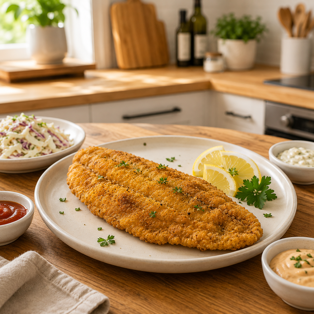 Breaded Catfish Fillet Shank – 4 oz Each, 15 lb per Case