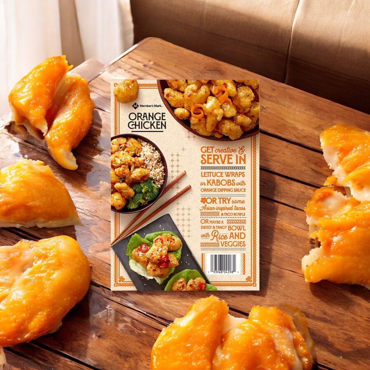 Member's Mark Tempura Orange Chicken, Frozen-48 Oz- 1 Ct