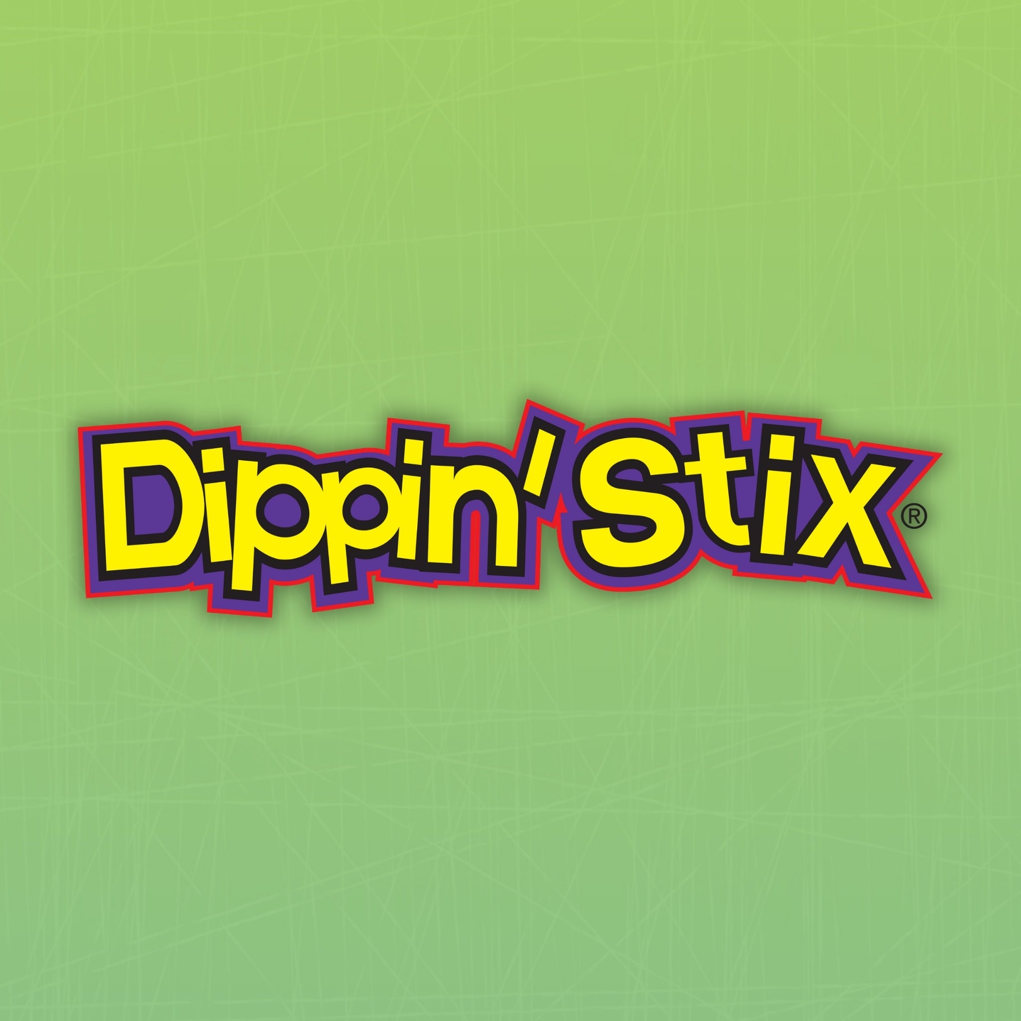 A green gradient background showcases the delightful Dippin’ Stix Baby Carrots & Ranch Dip Snack Pack - 2.75 oz - 1 Count, with a yellow and red "Dippin' Stix" logo prominently displayed.