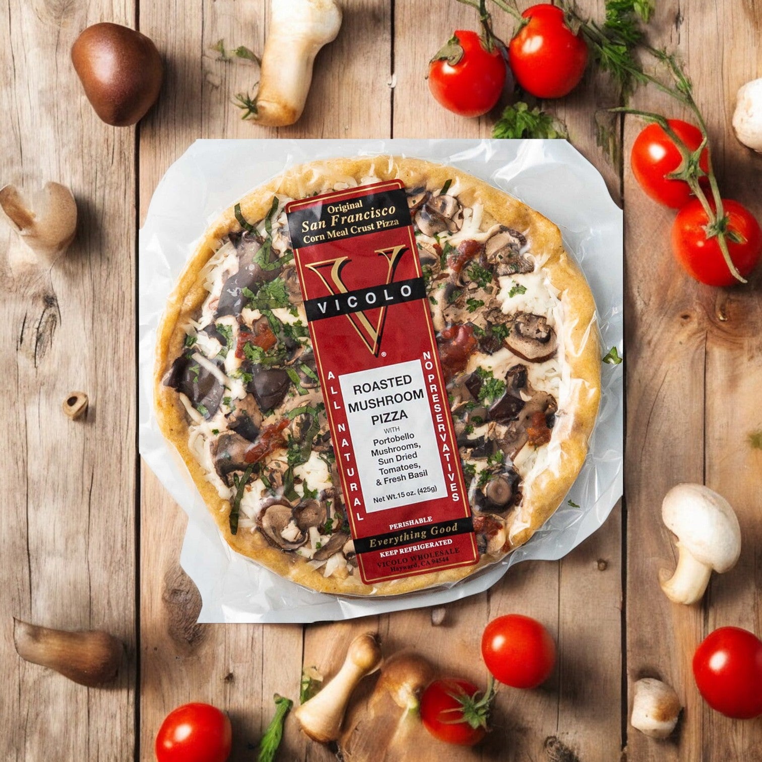 Vicolo Roasted Mushroom Pizza- 1 Count