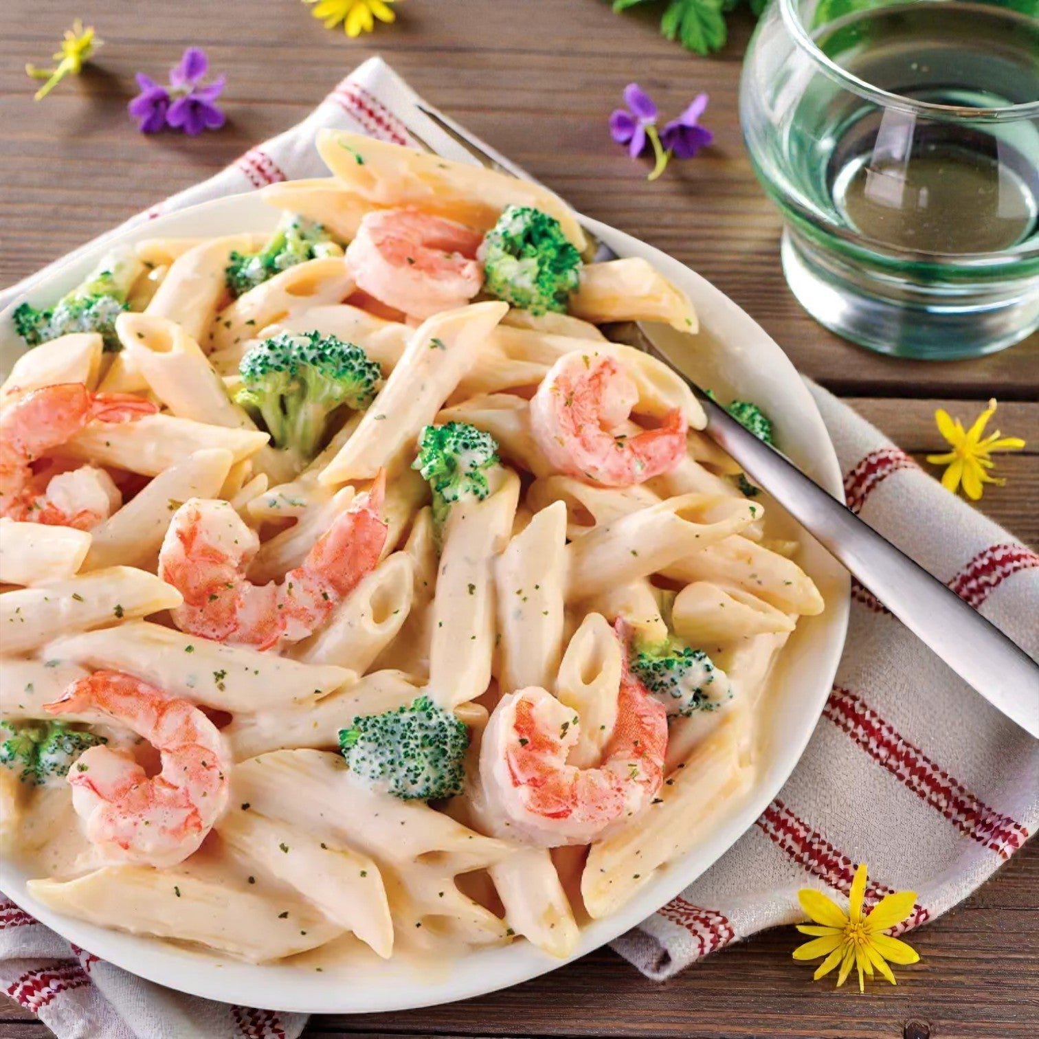 Scott & Jon’s Shrimp Alfredo Pasta Bowl – Frozen Meal (9.6 oz)