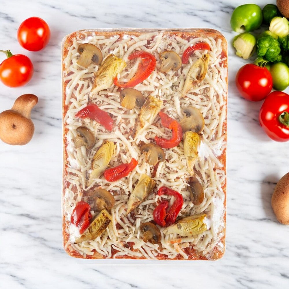 Massa Pizza Co. Roasted Veggie Sicilian Bakery Pizza, 23.1 oz.