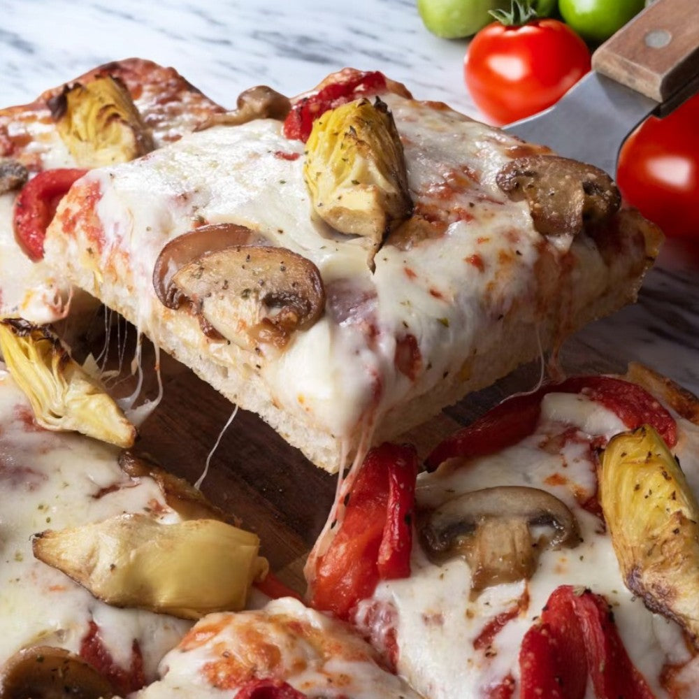 Massa Pizza Co. Roasted Veggie Sicilian Bakery Pizza, 23.1 oz.