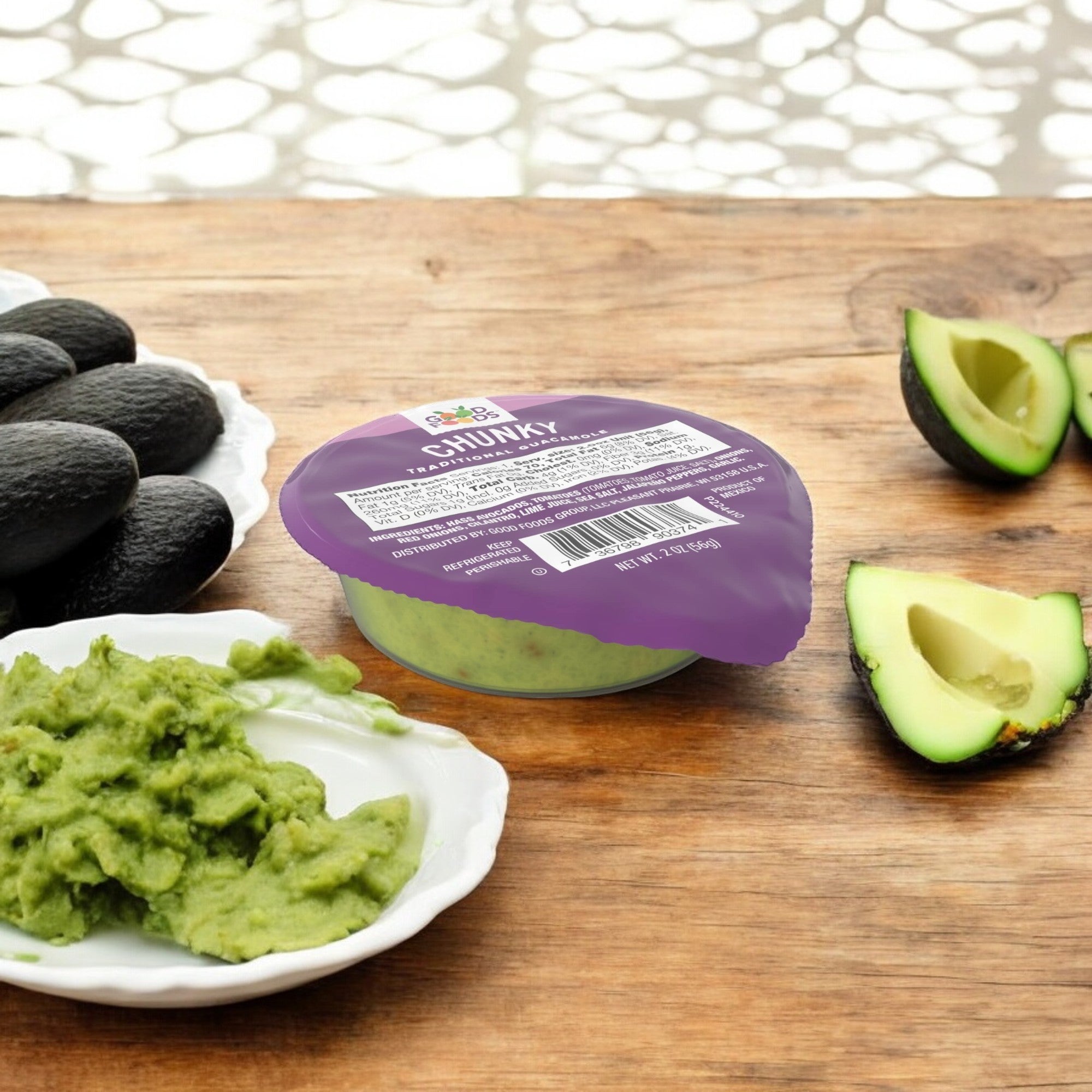 Good Foods Chunky Guacamole, 2 oz - 1 Count