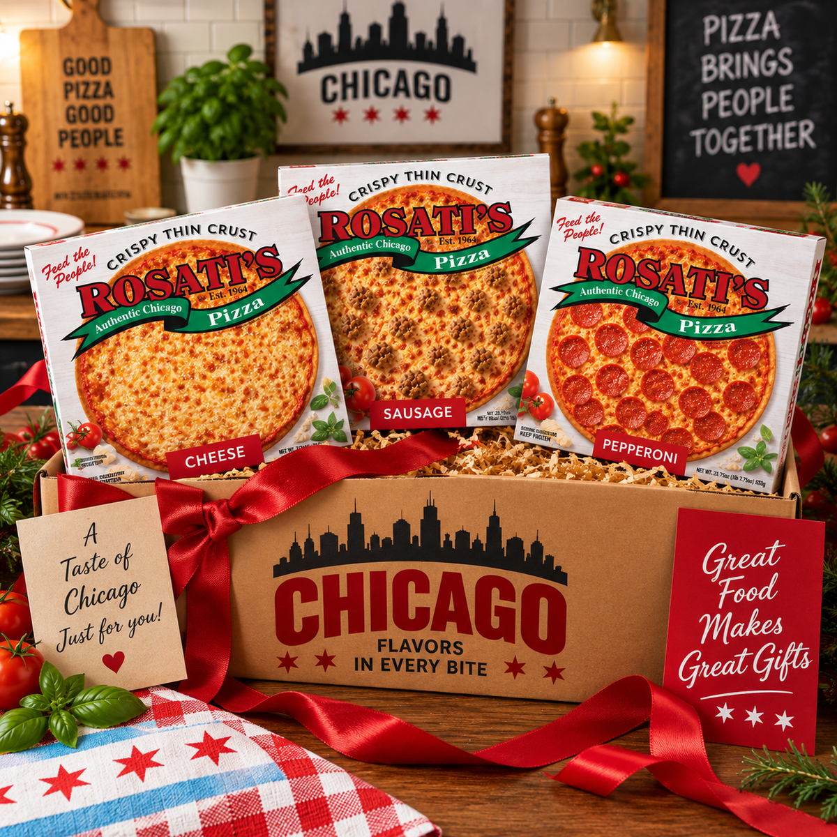 Rosati’s 3-Item Pizza Combo
