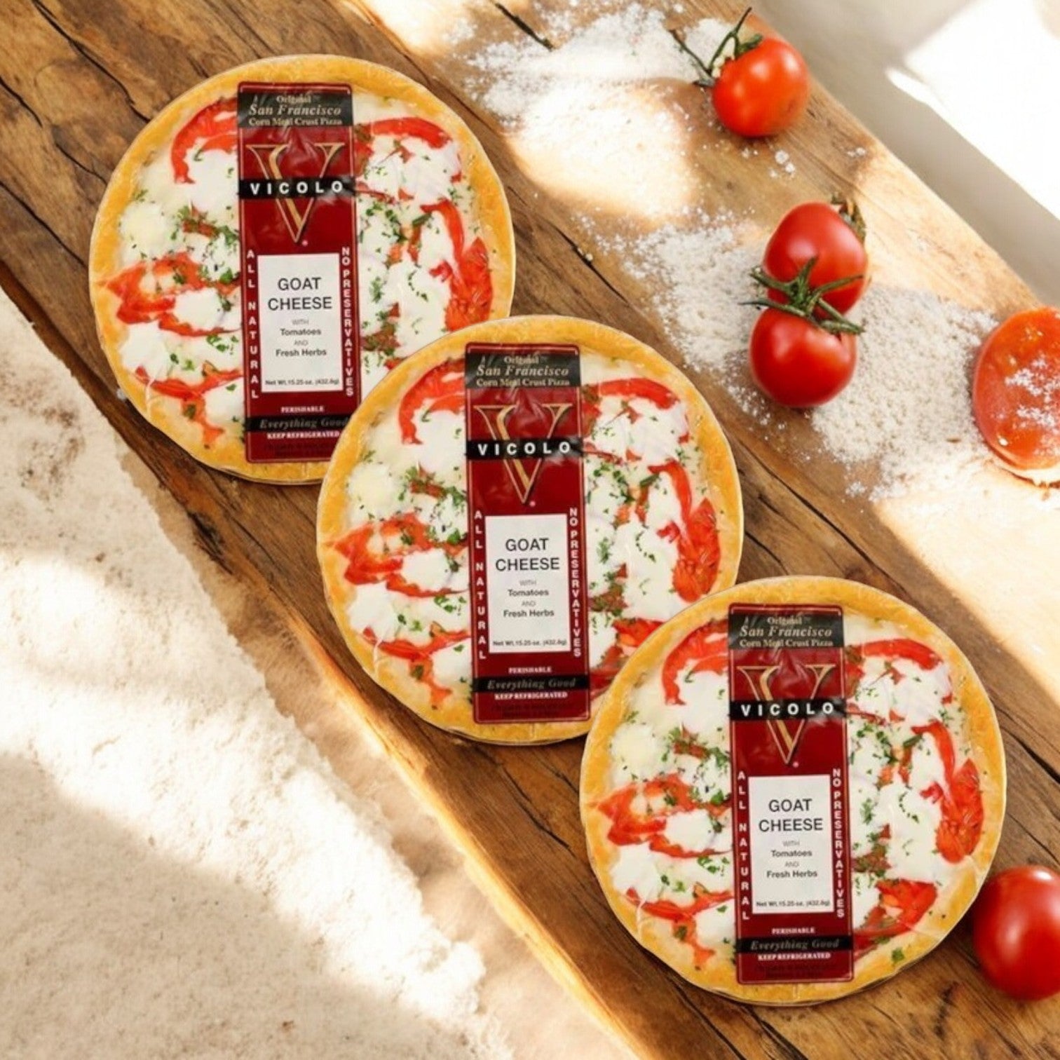 Vicolo Goat Cheese Pizza- 3 Count