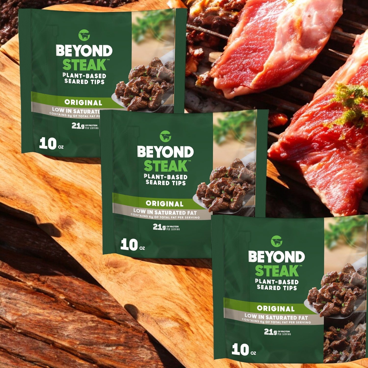 Beyond Steak Plant-based Seared Steak- 3 Count