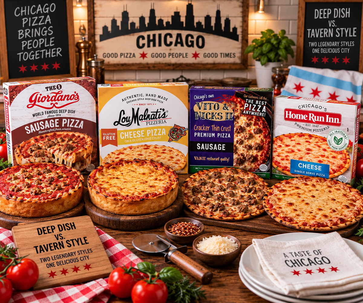 Deep Dish vs. Tavern Style