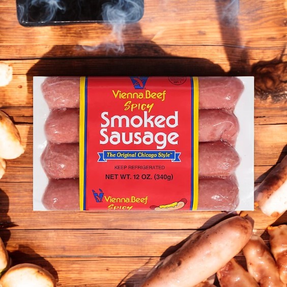 Vienna Beef Spicy Smoked Sausage- 1 Count