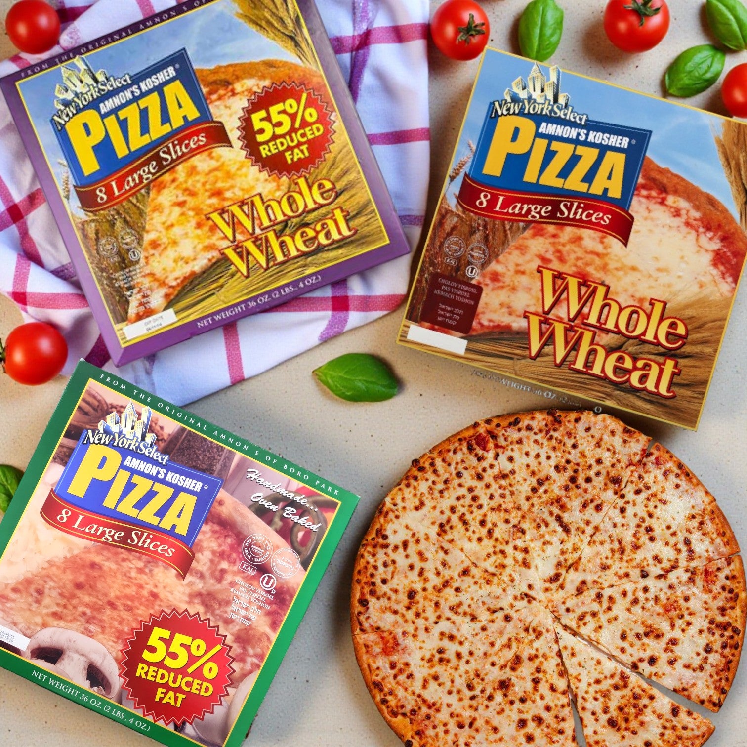 Amnon's Kosher Pizza 3 Pack Bundle- 3 Pizzas Total