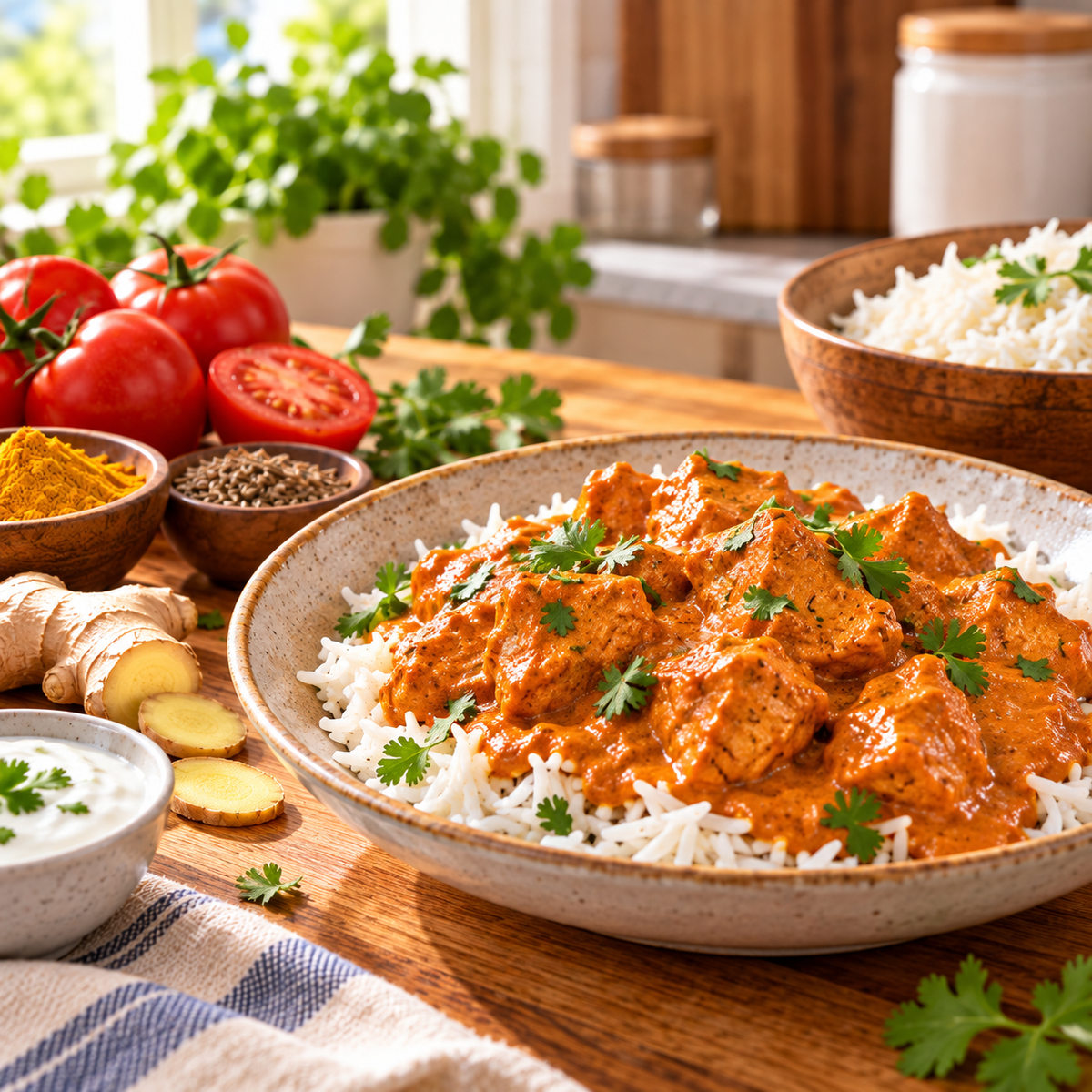 Deep Indian Kitchen Butter Chicken with Cumin Basmati Rice – 9 oz