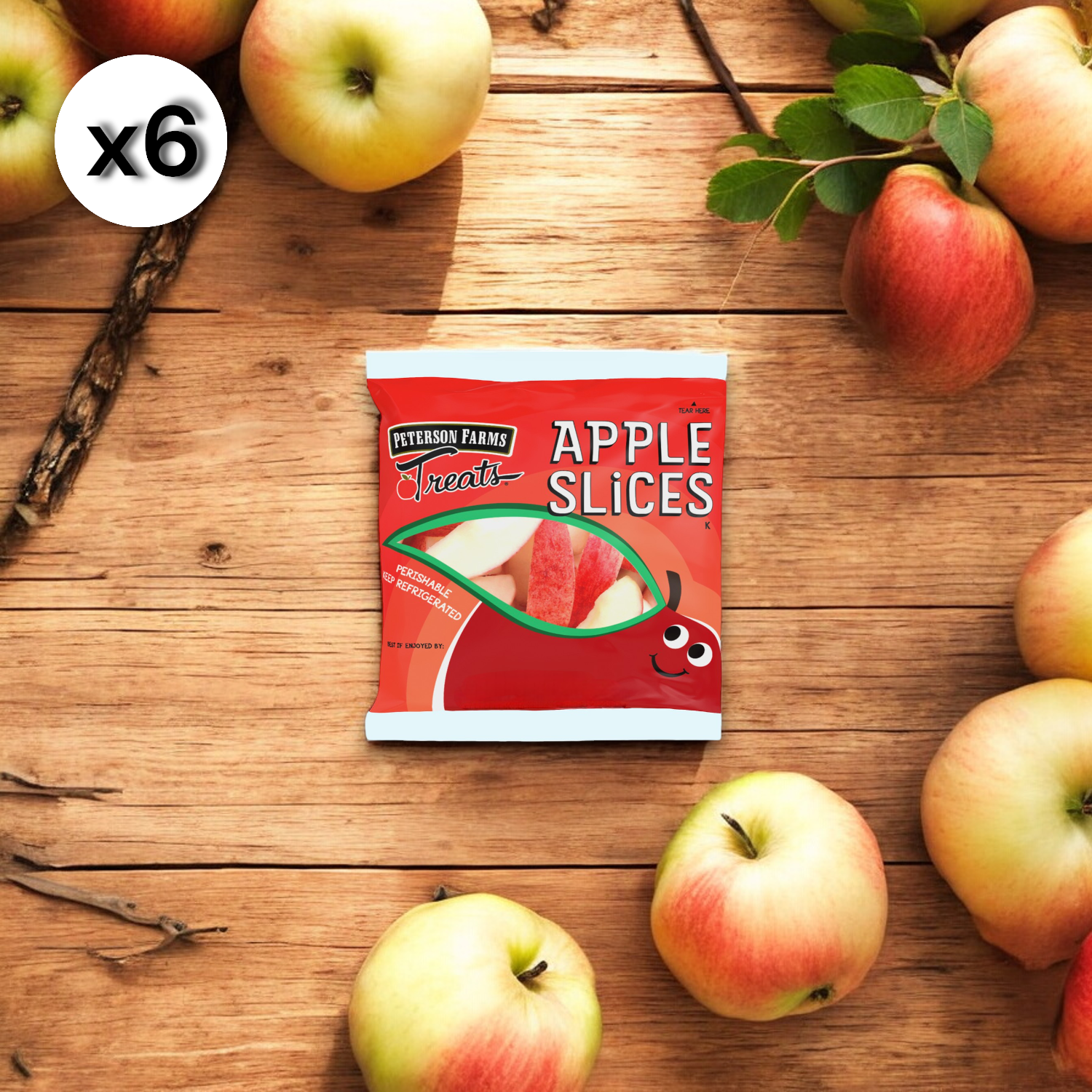 Peterson Farms Apple Slices, 2 oz. - 6 Count