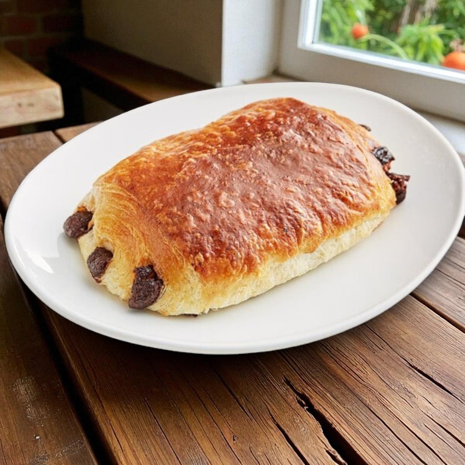 La Boulangerie des Gourmets Frozen Pain au Chocolat – Authentic French Chocolate Croissants, 3 oz Each, 40 Ct