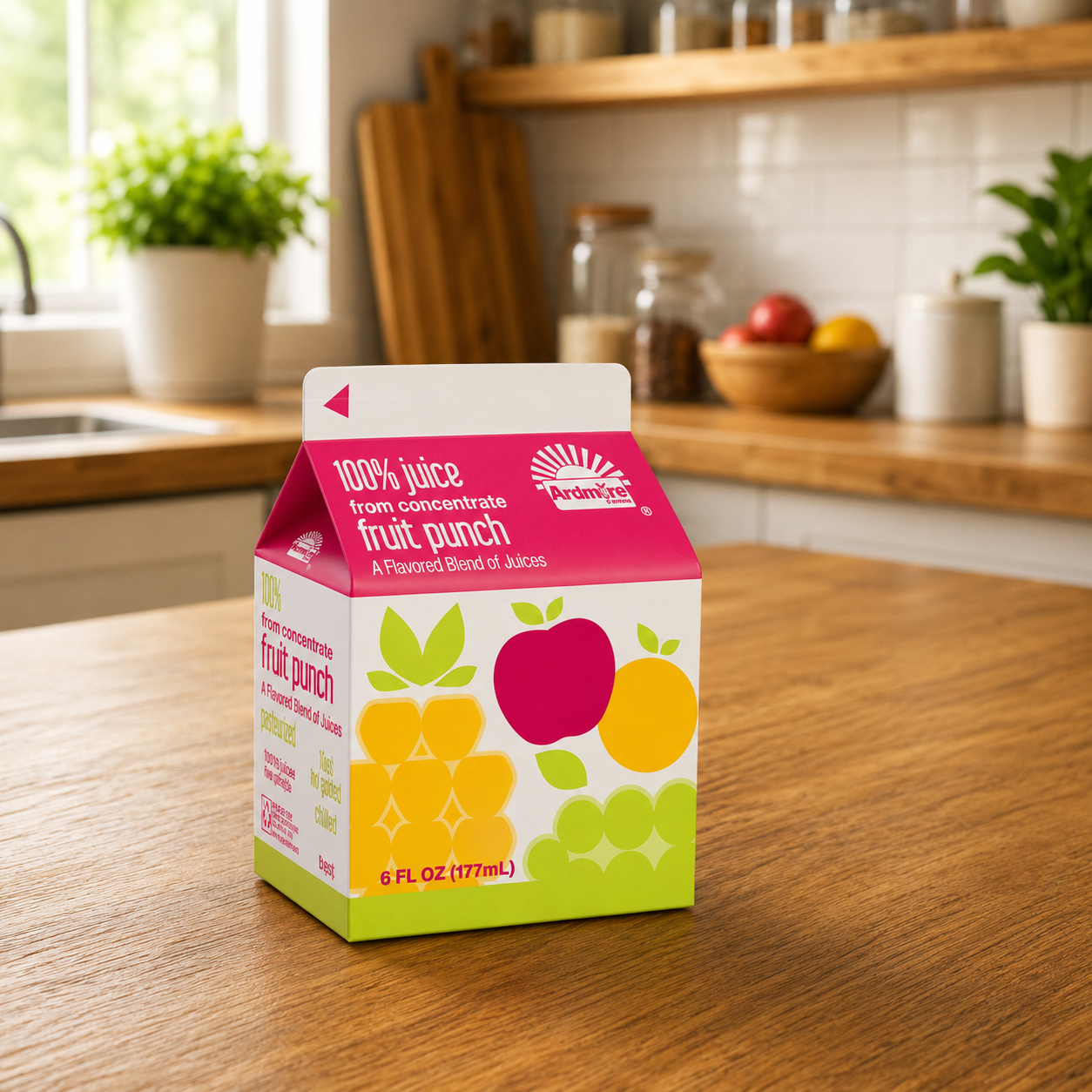 Ardmore Farms 100% Tropical Punch Juice – 6 fl oz per Carton, 70 Cartons per Case