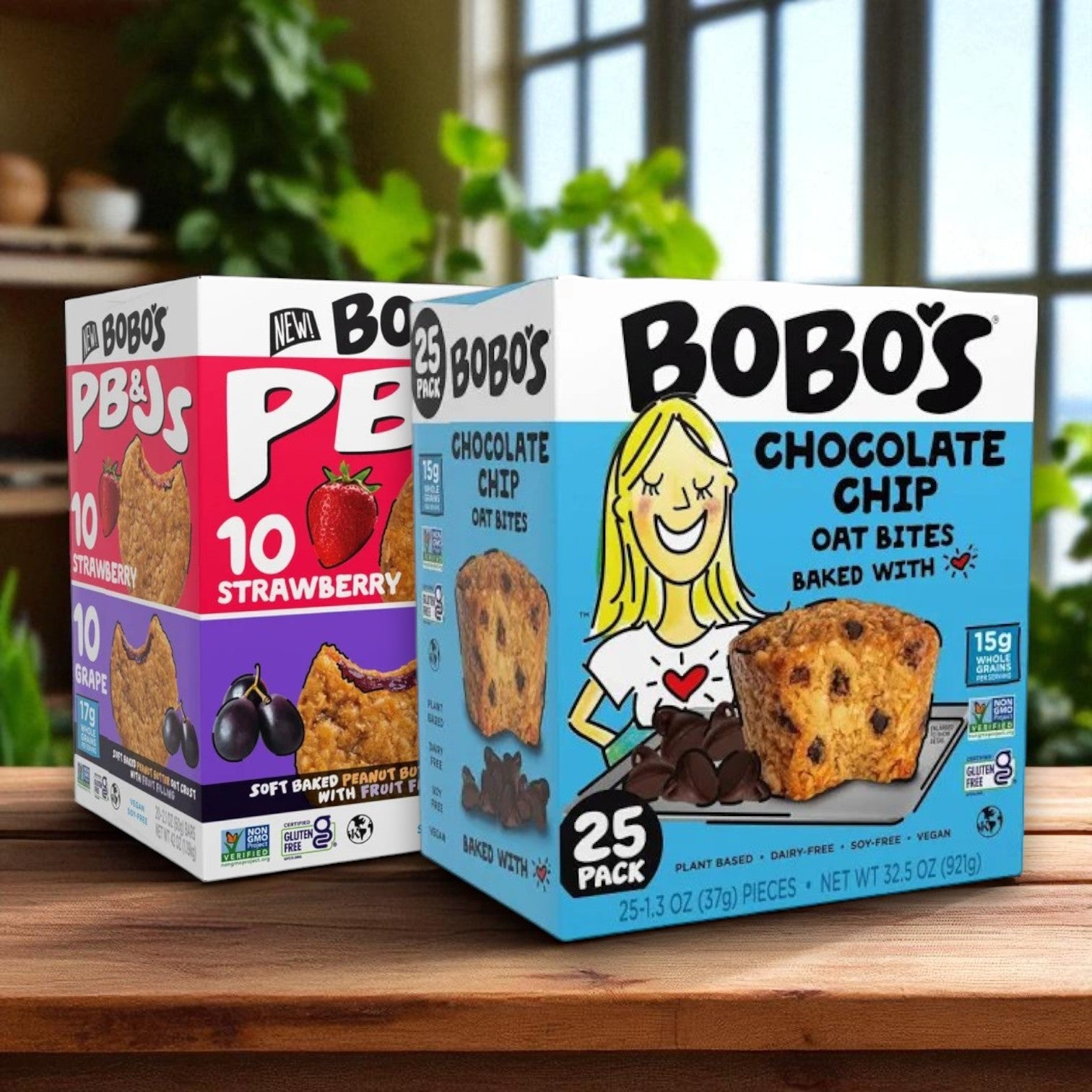 Bobo's Oat Bites Chocolate Chip & PB&J Oat Bar Variety Pack Combo
