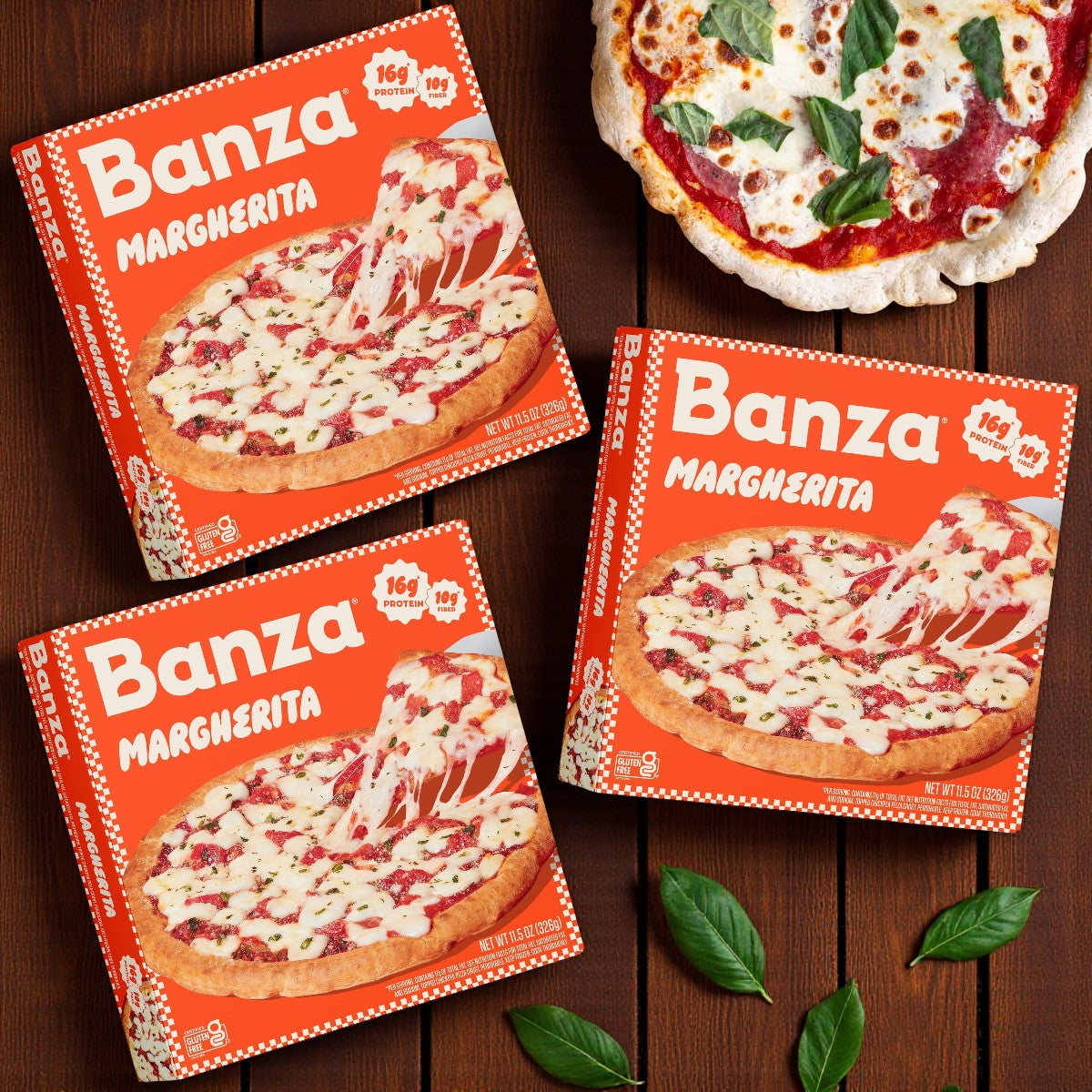 Banza Margherita Pizza- 3 Count