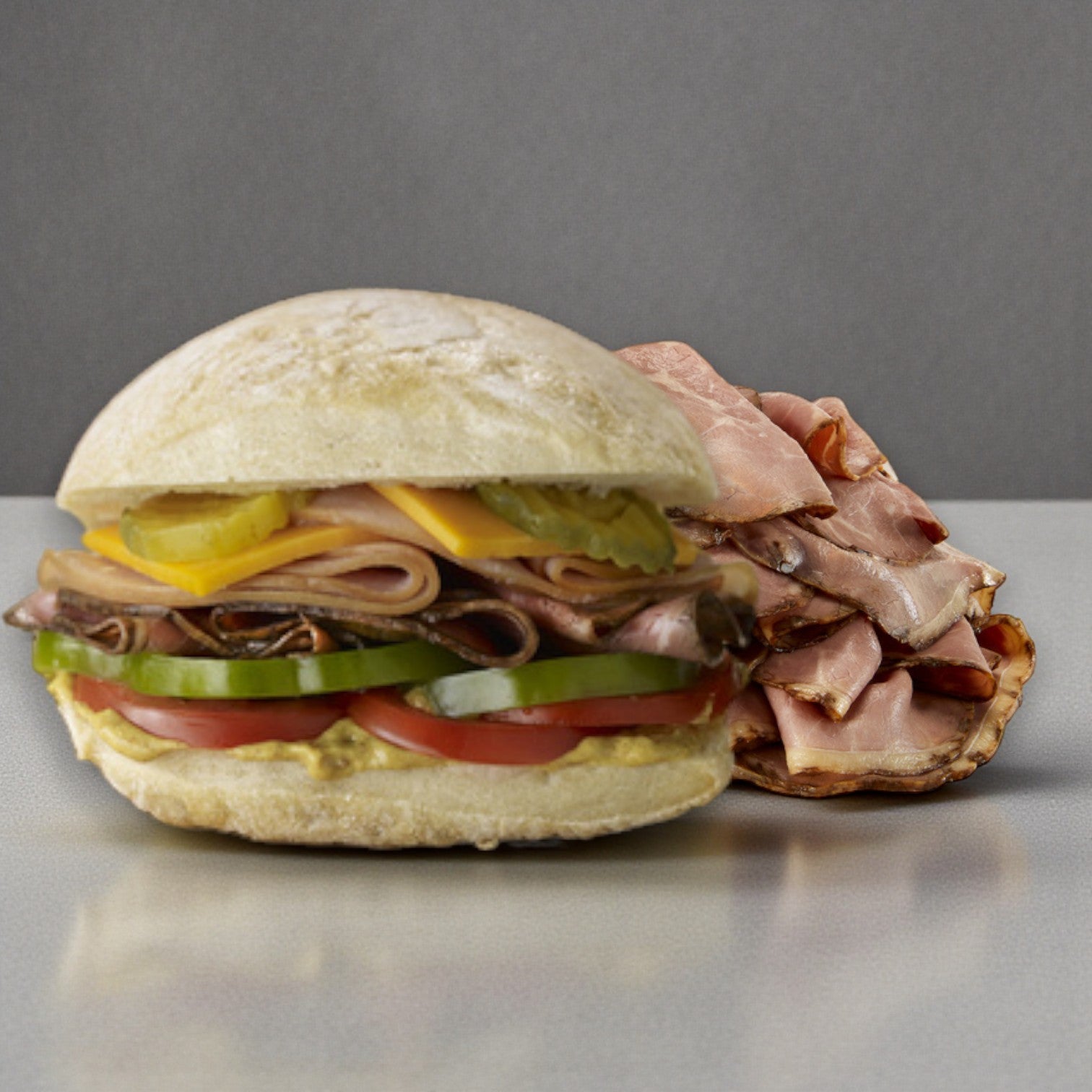 Hormel® Sliced Beef Roast – Top Round (.5 oz slices)  6 packs / 2 lb each