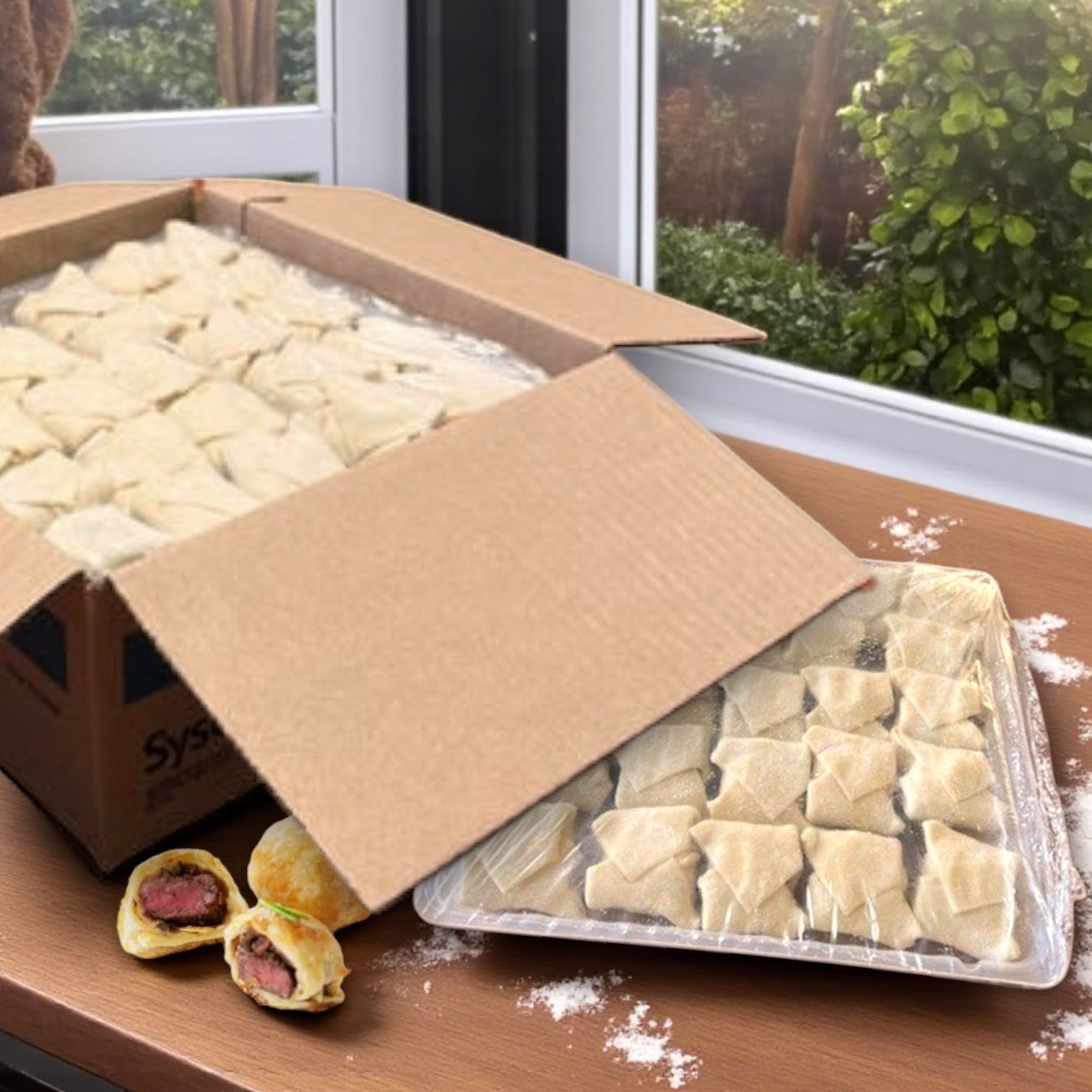 Beef Wellington- Deluxe- Sysco Appetizer- 100 Count-1 Case