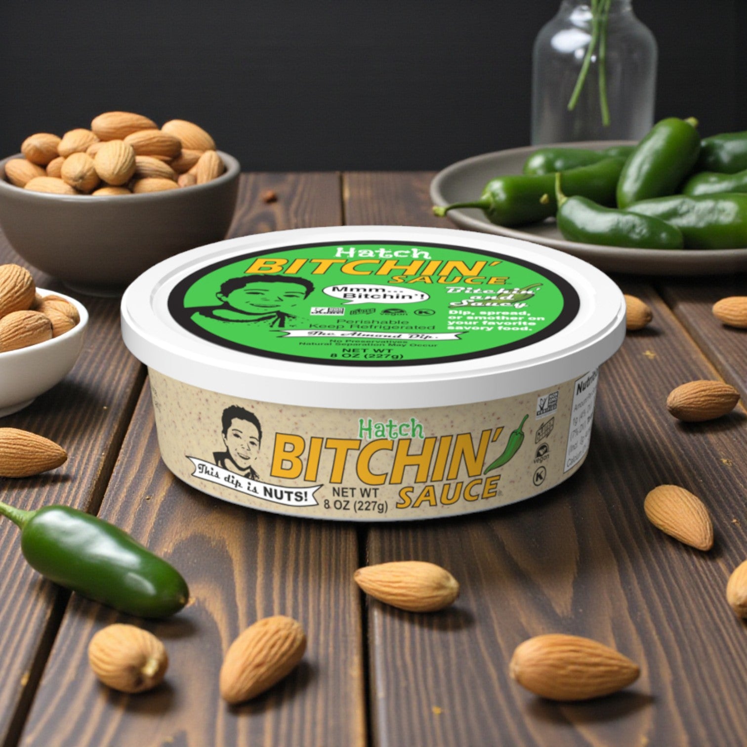 Bitchin’ Sauce® Hatch Chile – 8 oz