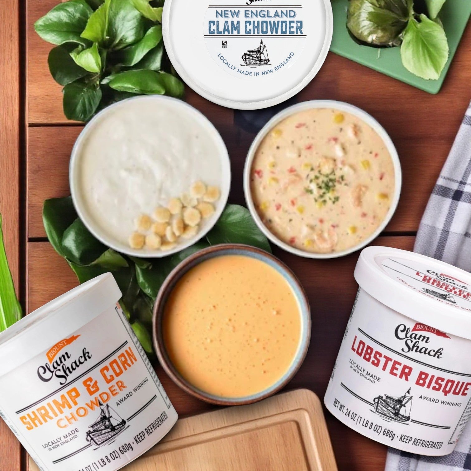 Blount Clam Shack- 3 Item Best Seller Combo! 24 oz each- 3 Items Total!
