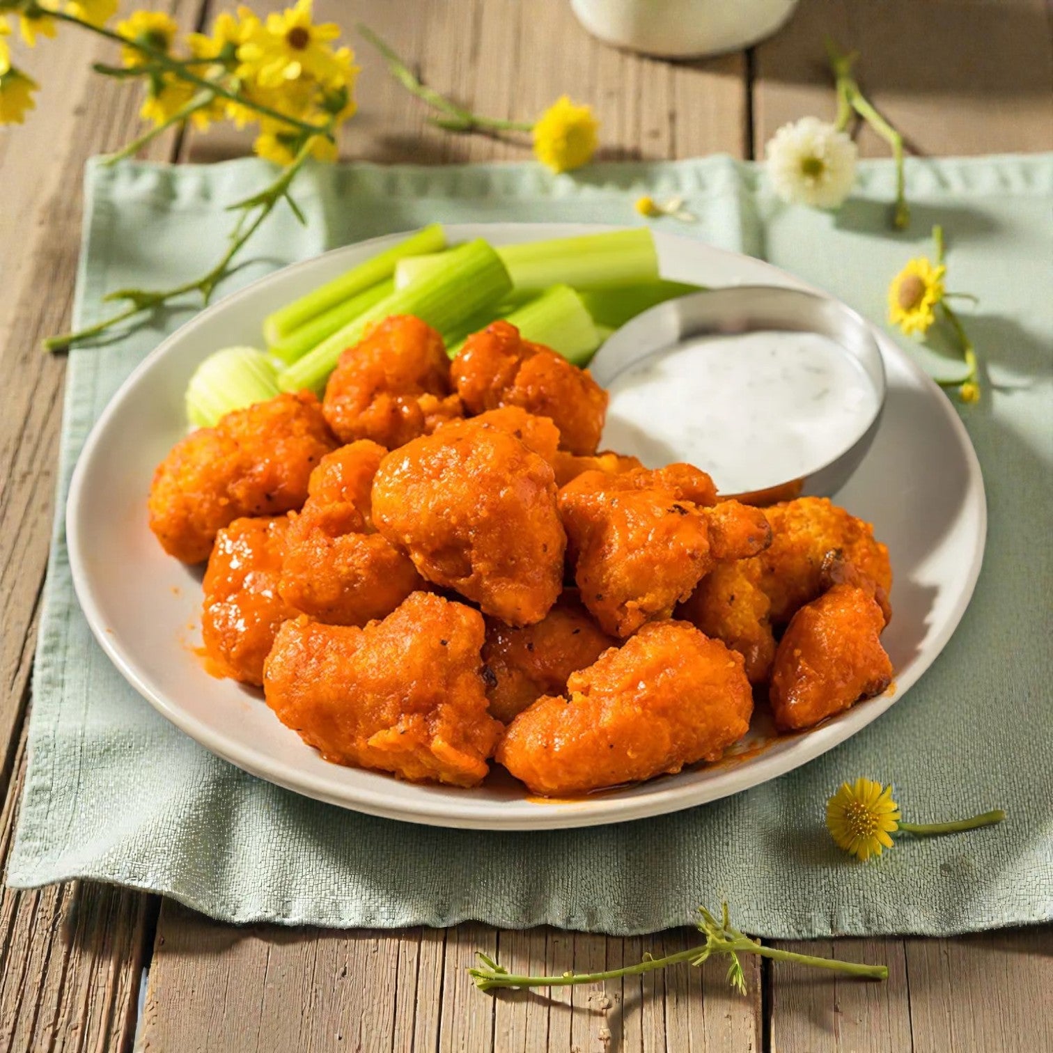 Tyson Red Label Boneless Breaded Chicken Wings – Fully Cooked (2 × 5 lb Bags)