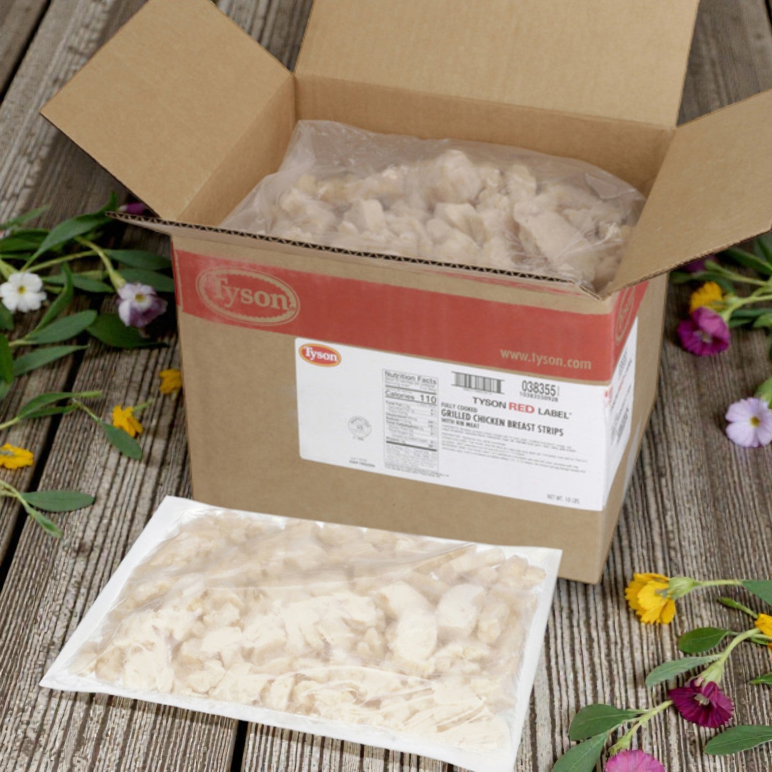 Tyson Red Label Chicken Breast Strip Grilled Select 2/5 LB