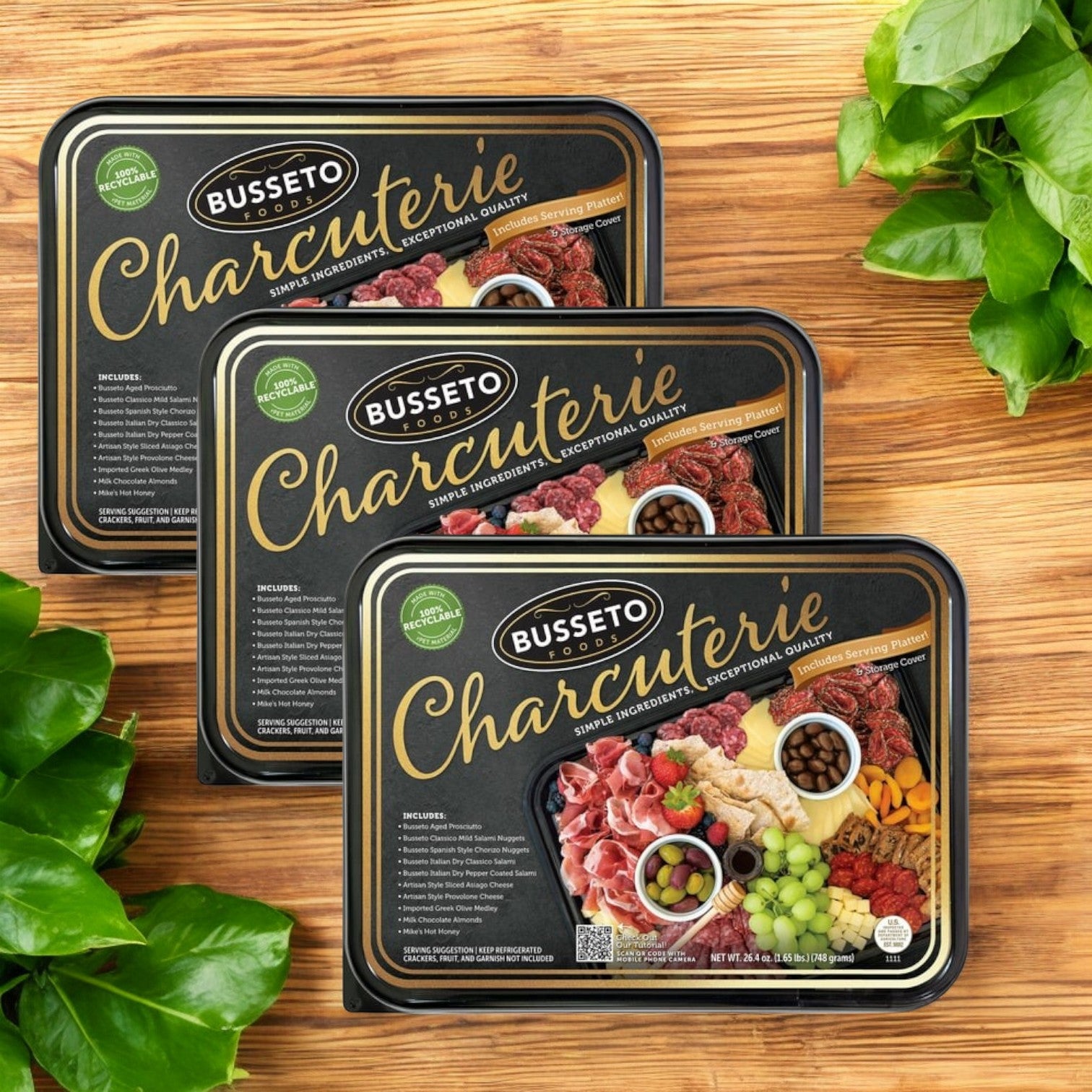 Busseto Charcuterie Kit, 26.88 oz. - 3 Trays